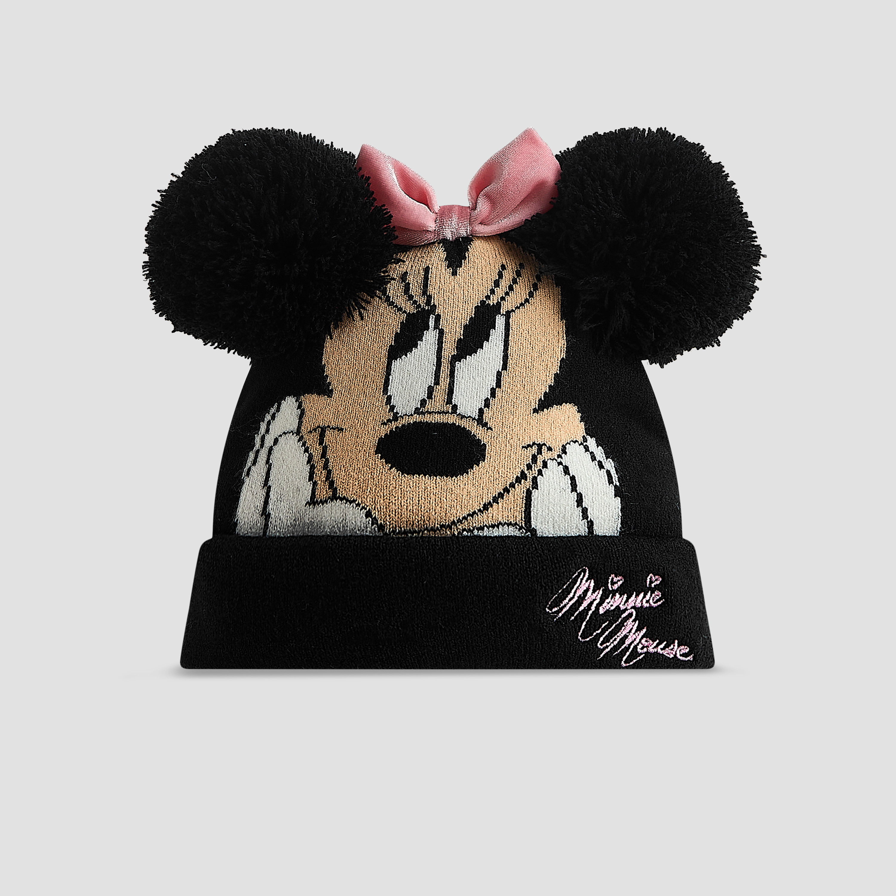 Disney Winter Beanie and Gloves with Minnie Mouse Print-girls-clothing-winterwear-winteraccessories-image-5
