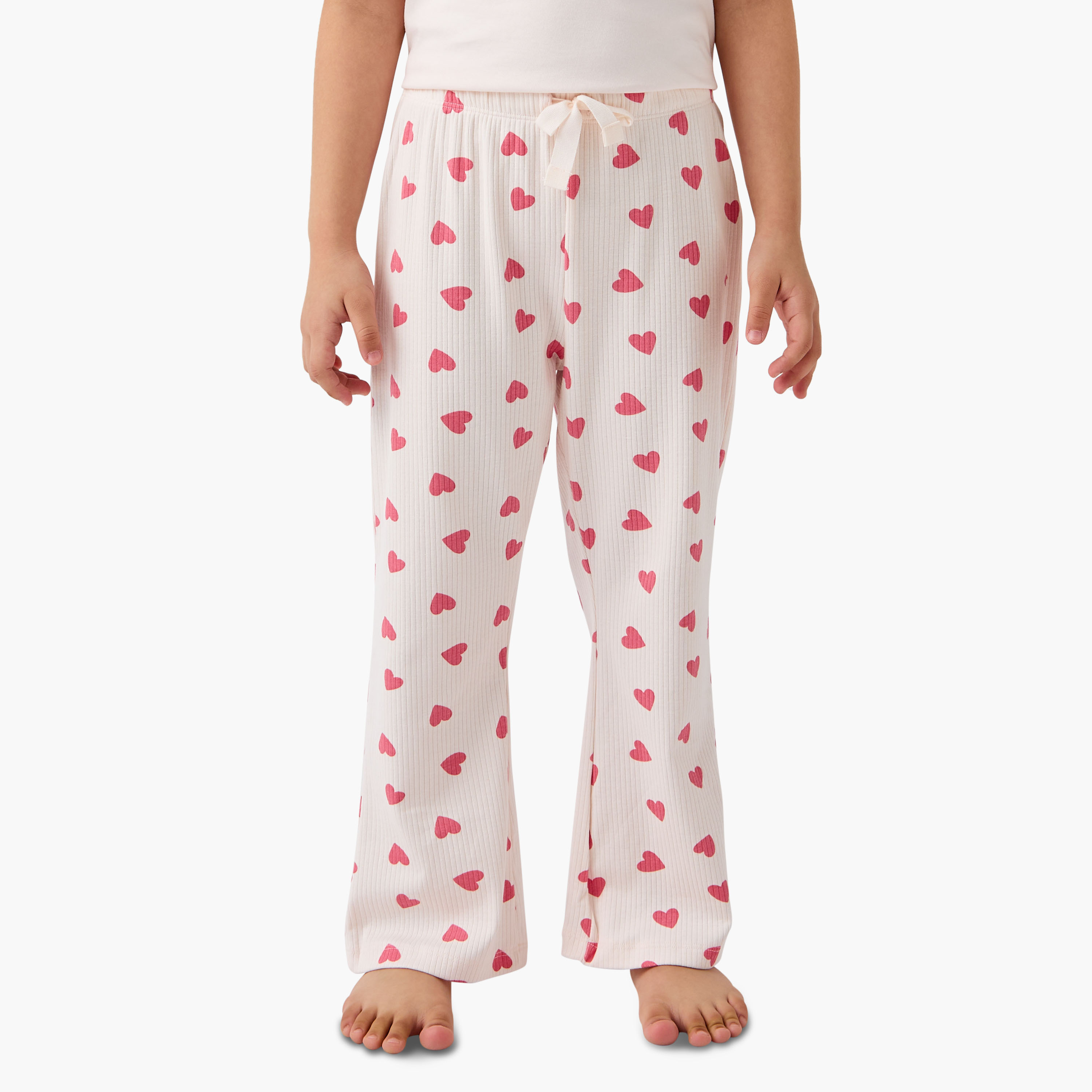 Disney Minnie Mouse Print T-shirt and Pyjama Set-girls-clothing-nightwear-image-4