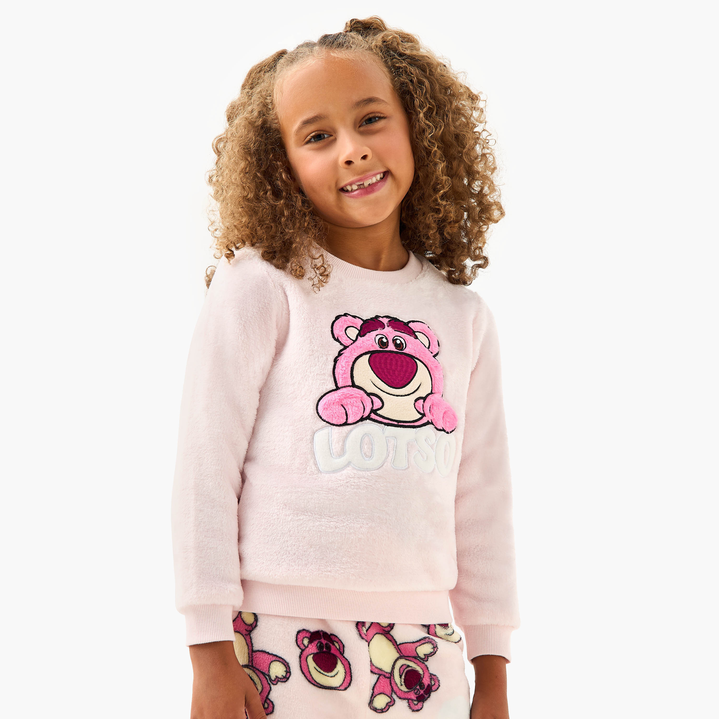 Disney Lots-o'-Huggin' Bear Print Sweatshirt and Pyjama Set-baby-girls-clothing-winterwear-pyjamasets-image-2