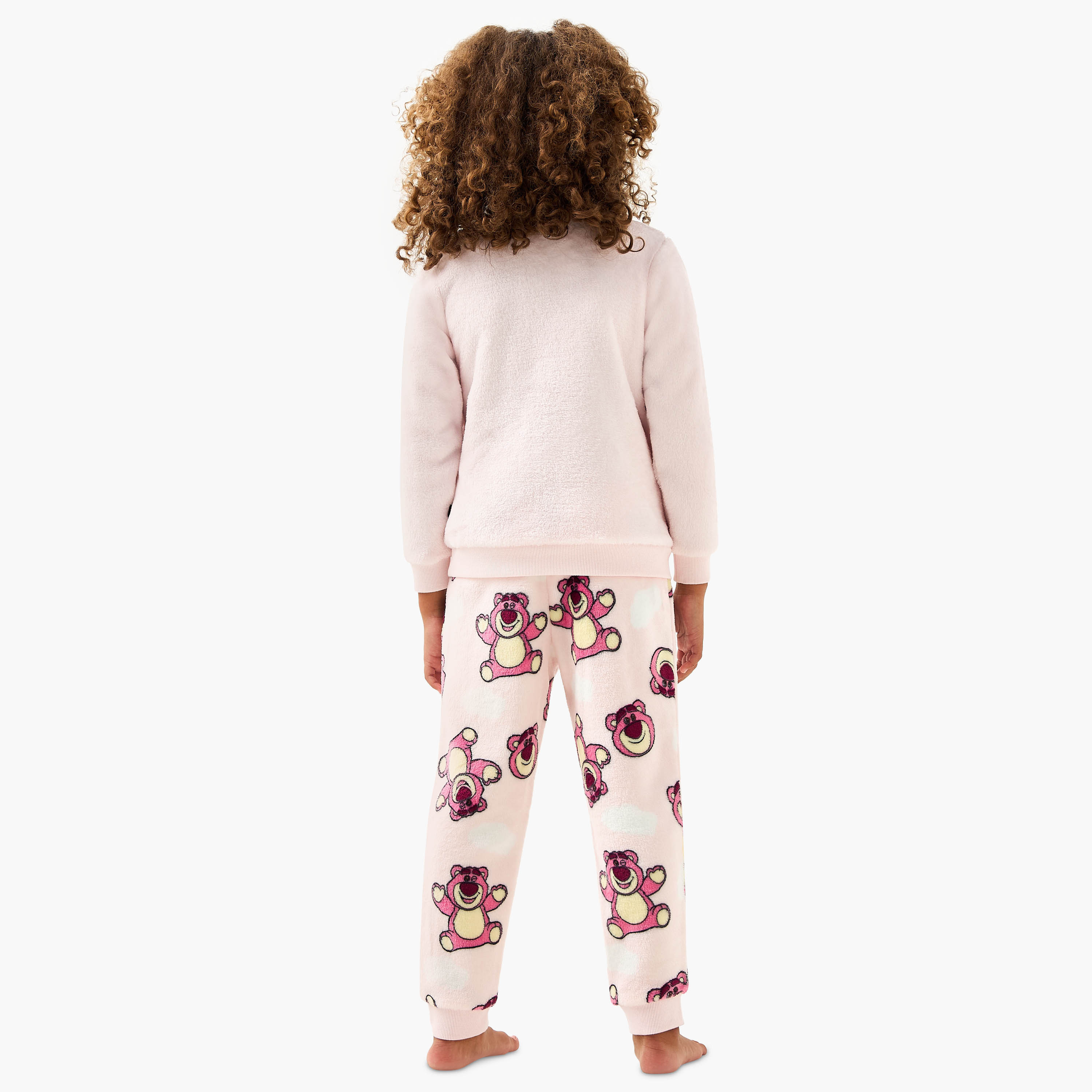 طقم بنطلون بيجاما وسويت شيرت بطبعات دب لوتسو من ديزني-baby-girls-clothing-winterwear-pyjamasets-image-4