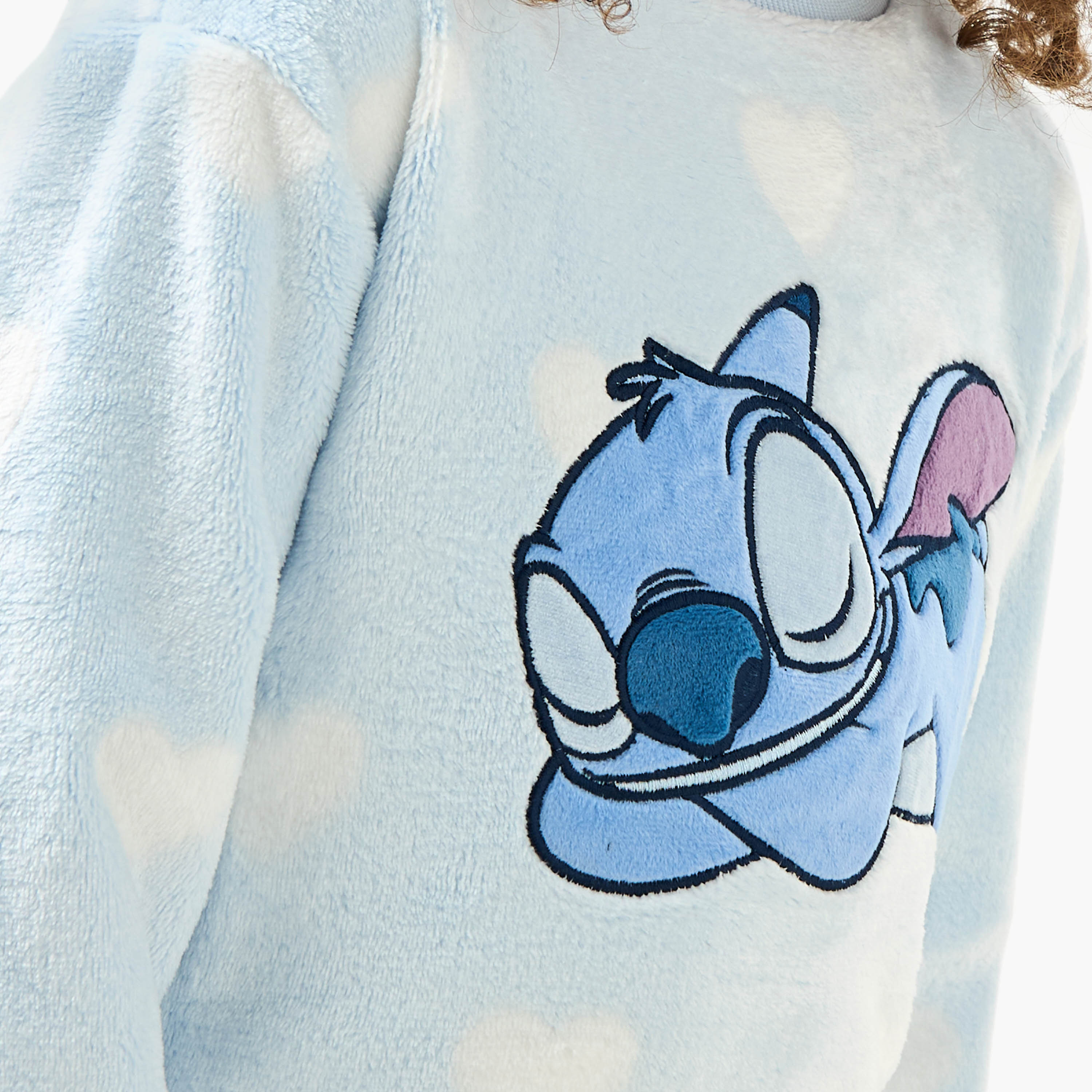 طقم بنطلون بيجاما وتيشيرت بطبعات ستيتش من ديزني-baby-girls-clothing-winterwear-pyjamasets-image-6