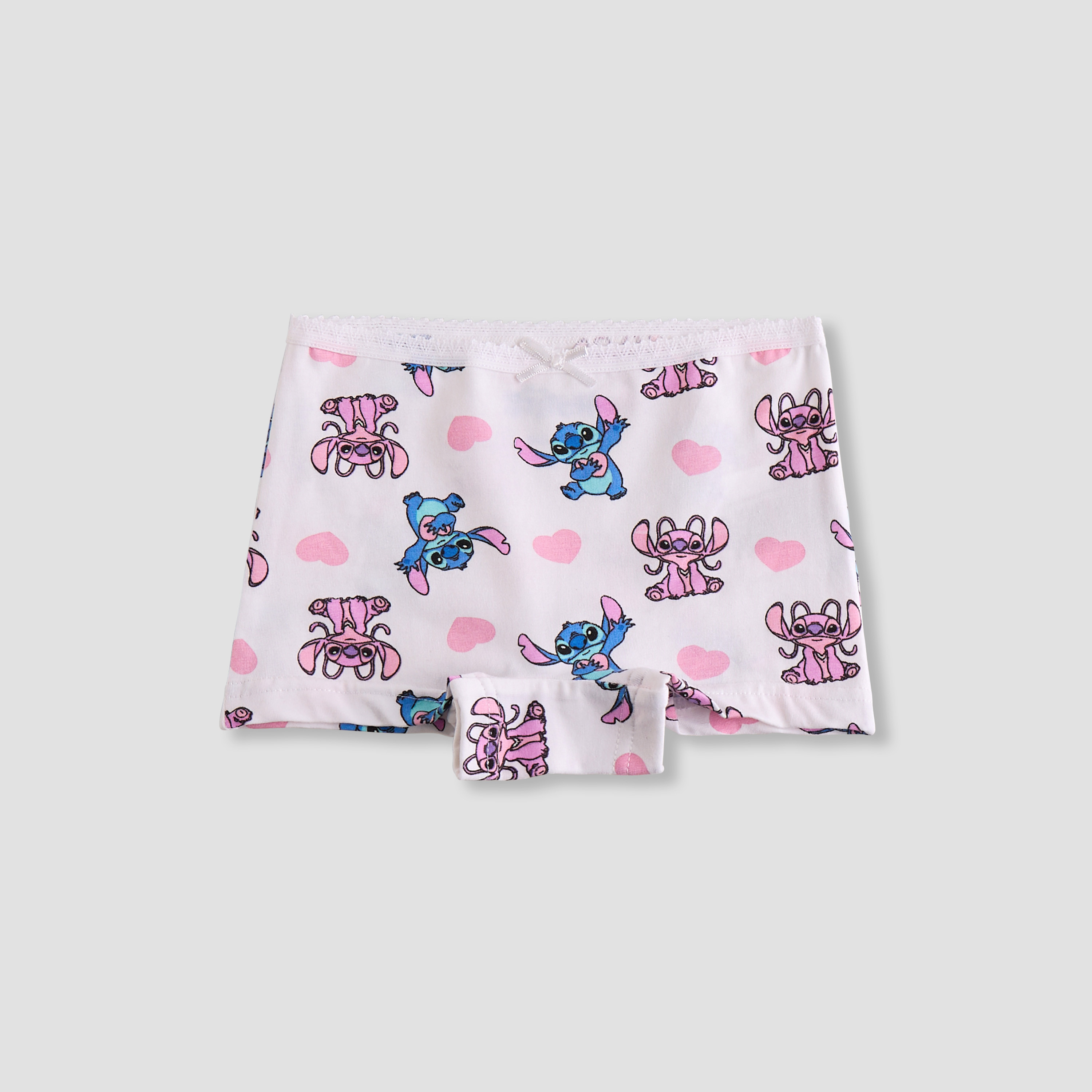 Disney Stitch Print Boyshorts - Set of 3-baby-girls-clothing-innerwear-image-3
