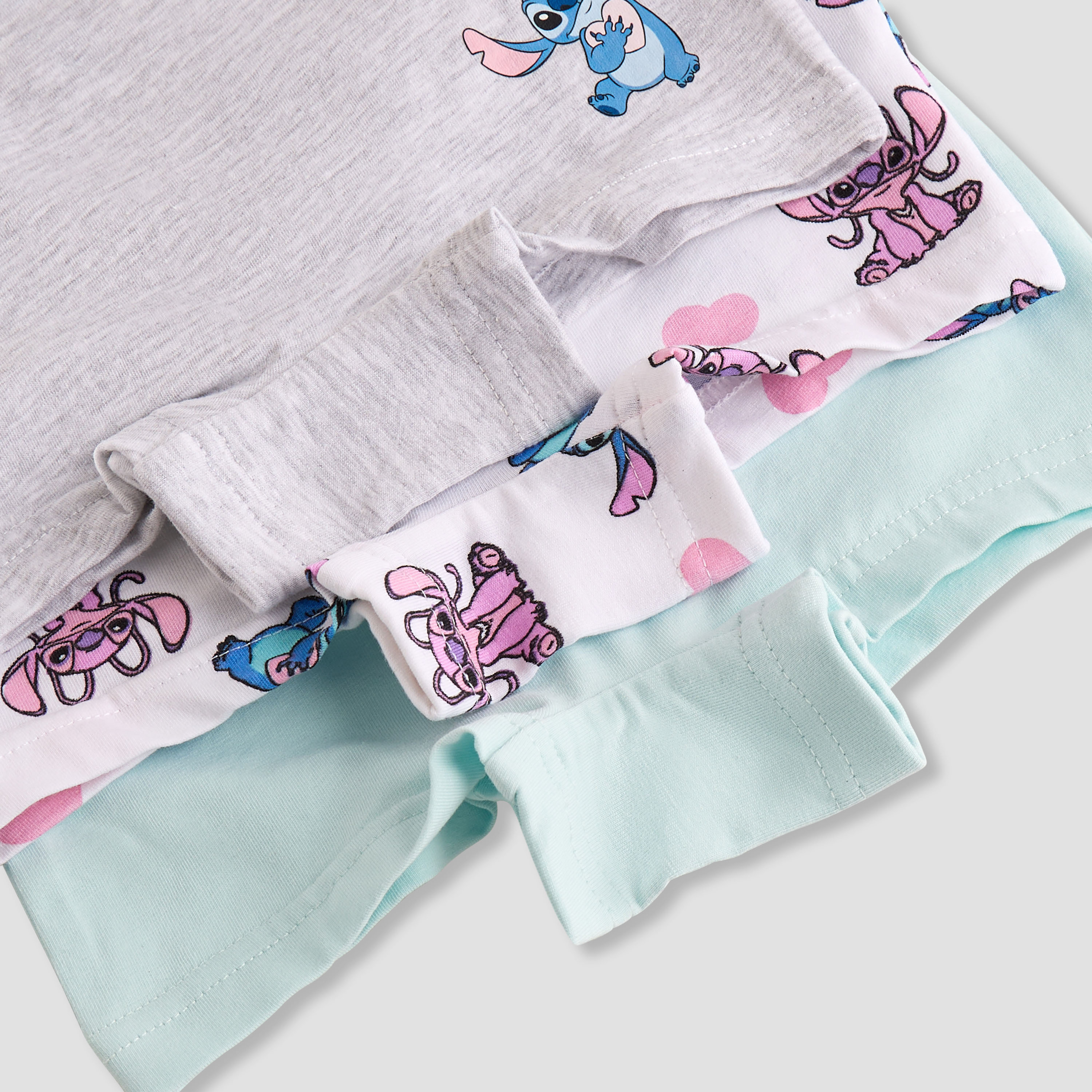 Disney Stitch Print Boyshorts - Set of 3-baby-girls-clothing-innerwear-image-6