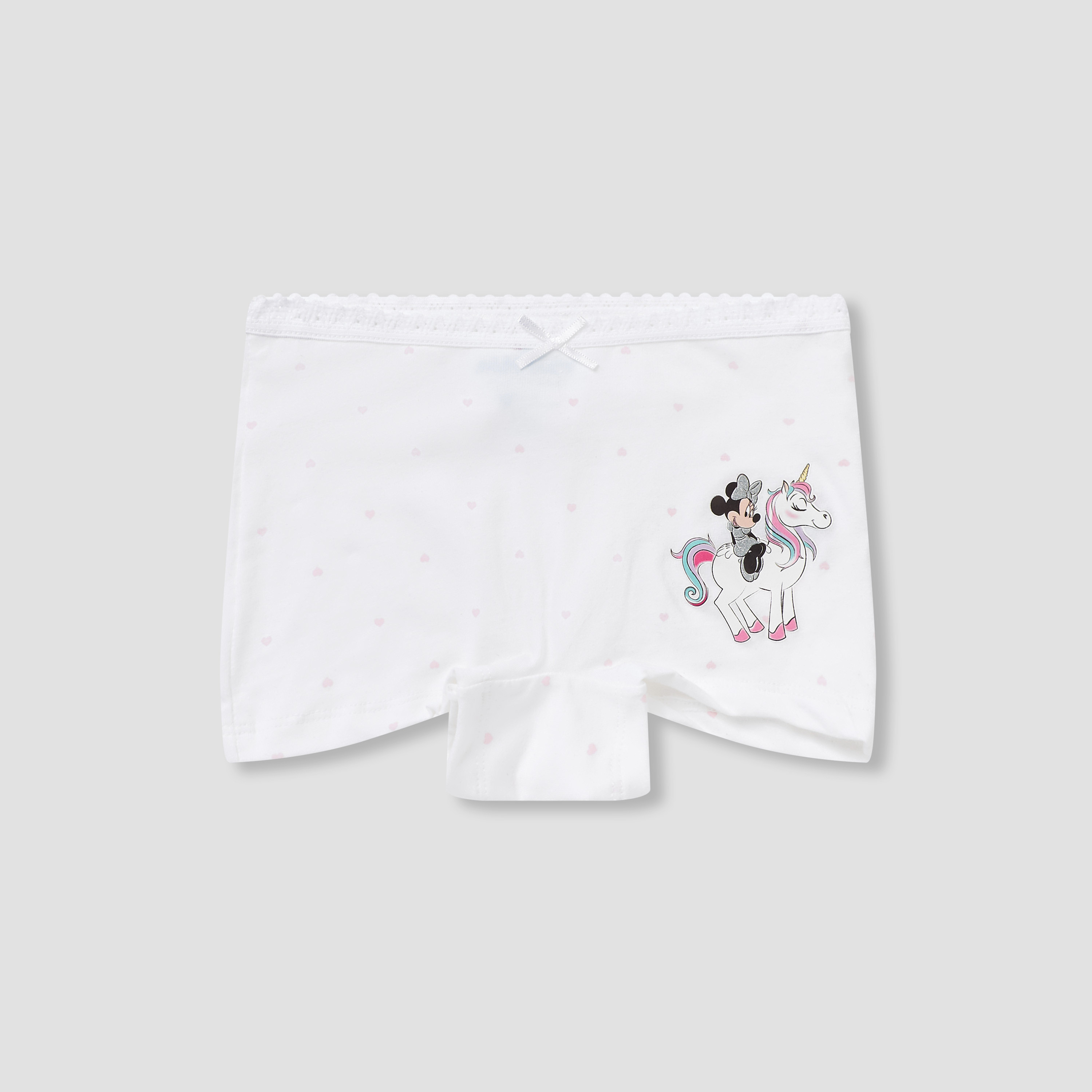 Pack of 3 Disney Cotton Boxers with Minnie Mouse Print-girls-clothing-innerwear-panties-image-3