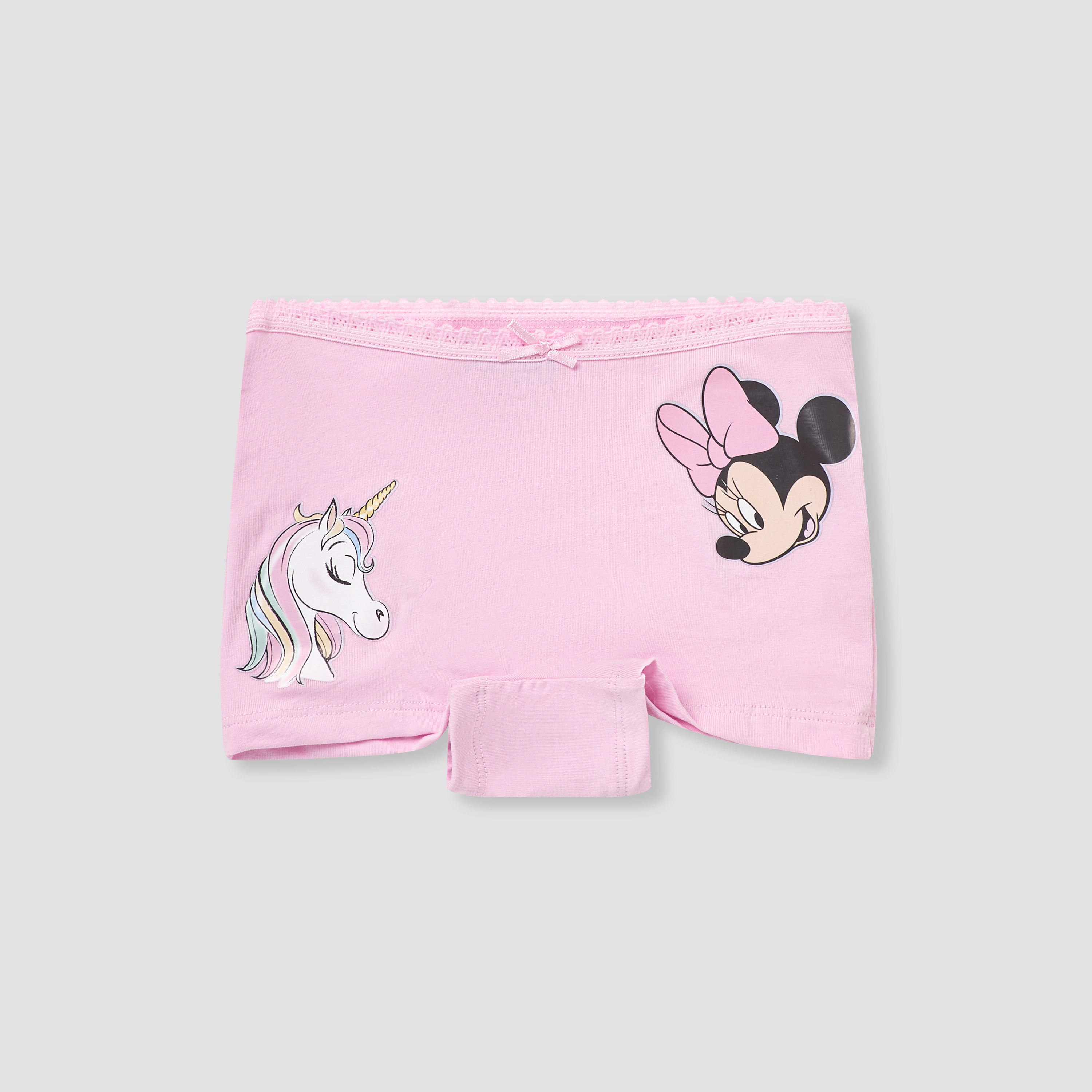 Pack of 3 Disney Cotton Boxers with Minnie Mouse Print-girls-clothing-innerwear-panties-image-4
