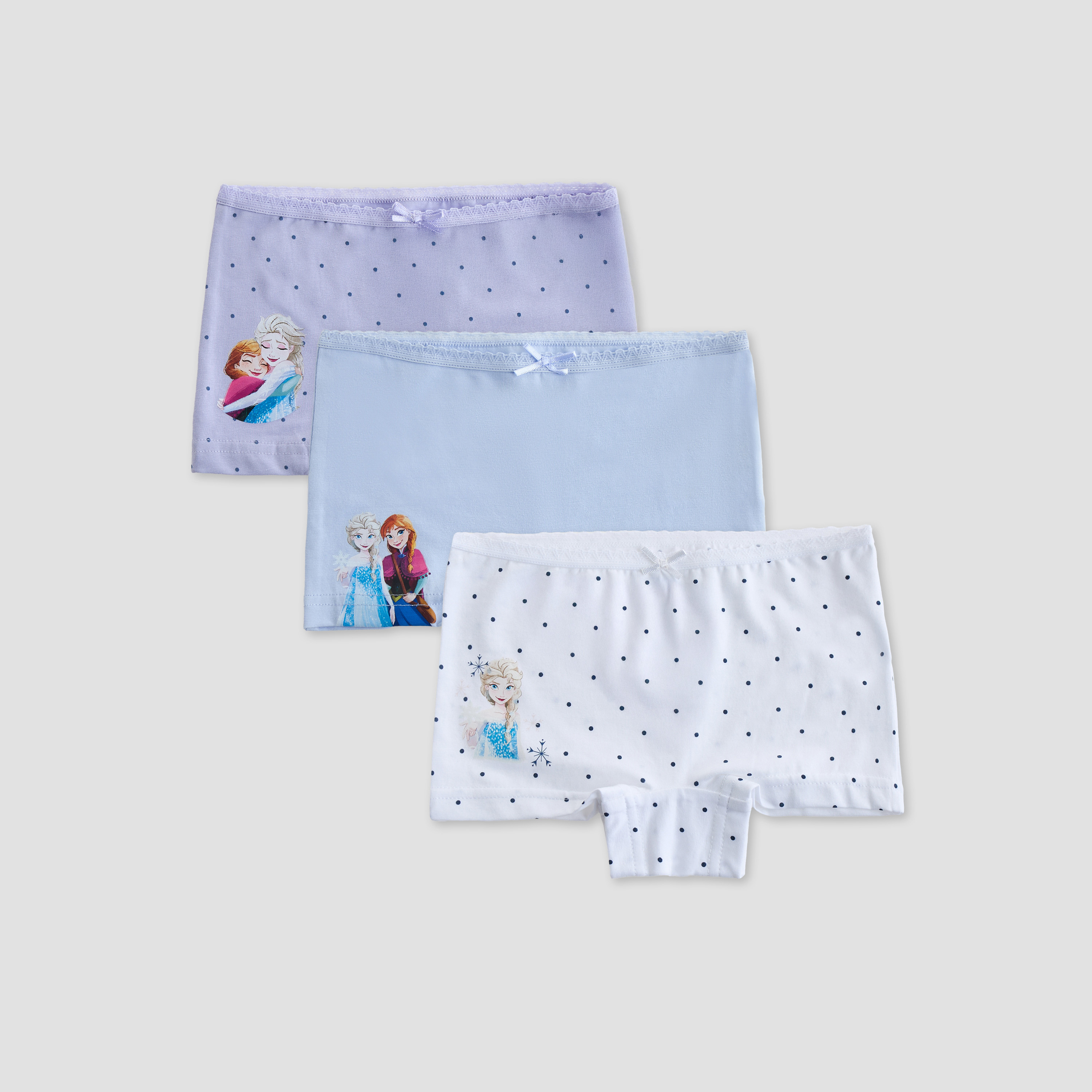 Pack of 3 Disney Cotton Briefs with Frozen Print-girls-clothing-innerwear-panties-image-1