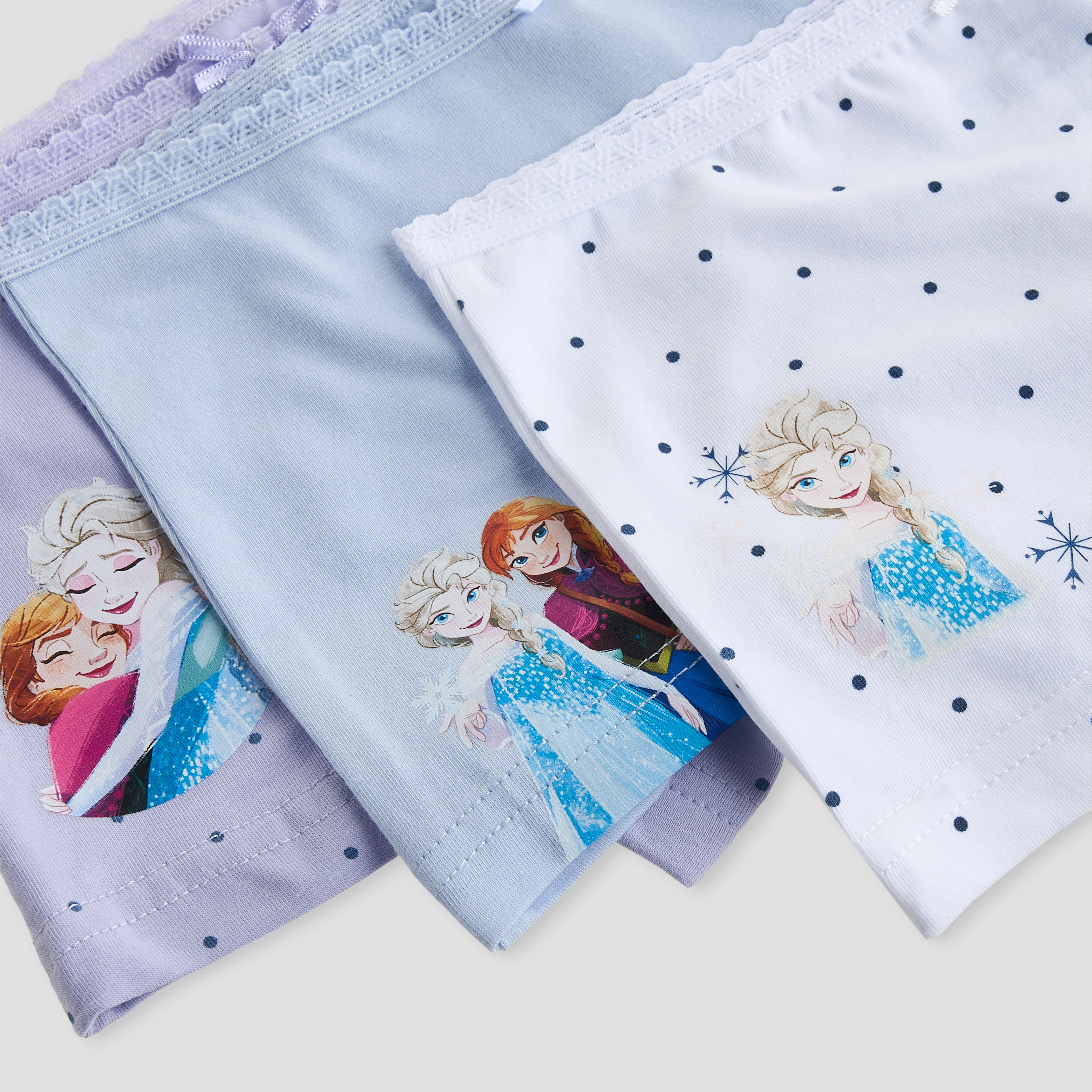 Pack of 3 Disney Cotton Briefs with Frozen Print-girls-clothing-innerwear-panties-image-6