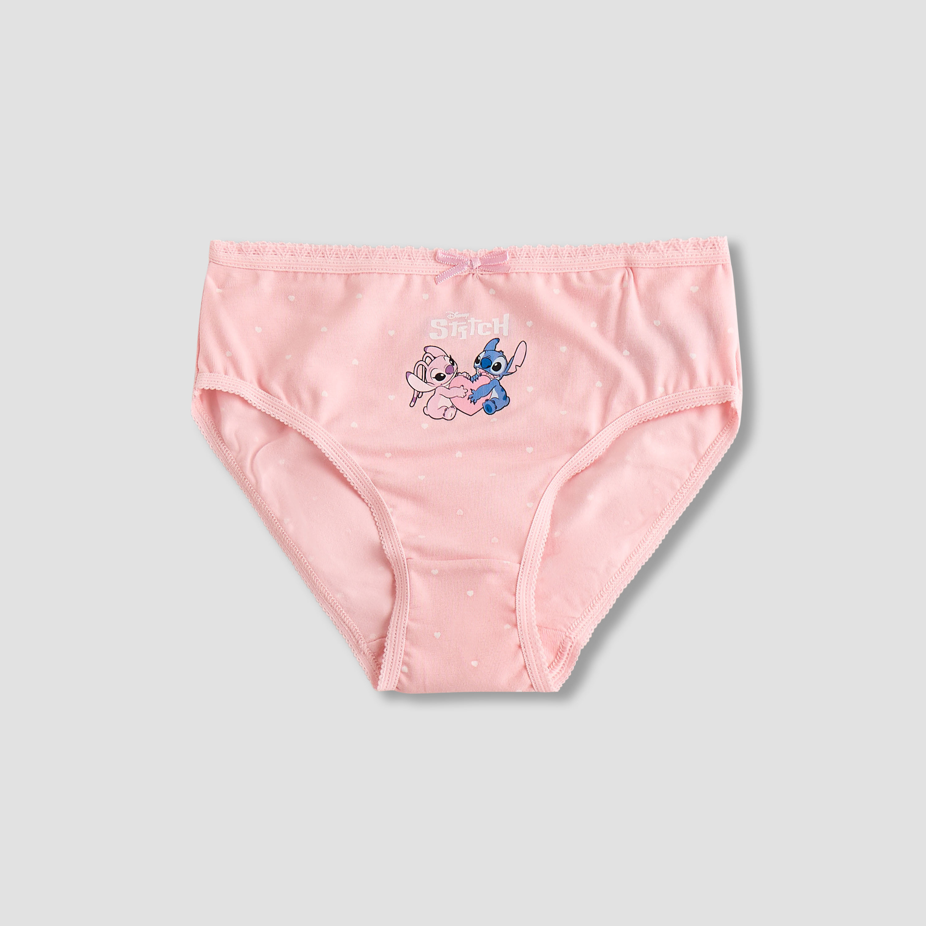 Disney Stitch Print Briefs - Set of 3-baby-girls-clothing-innerwear-image-2