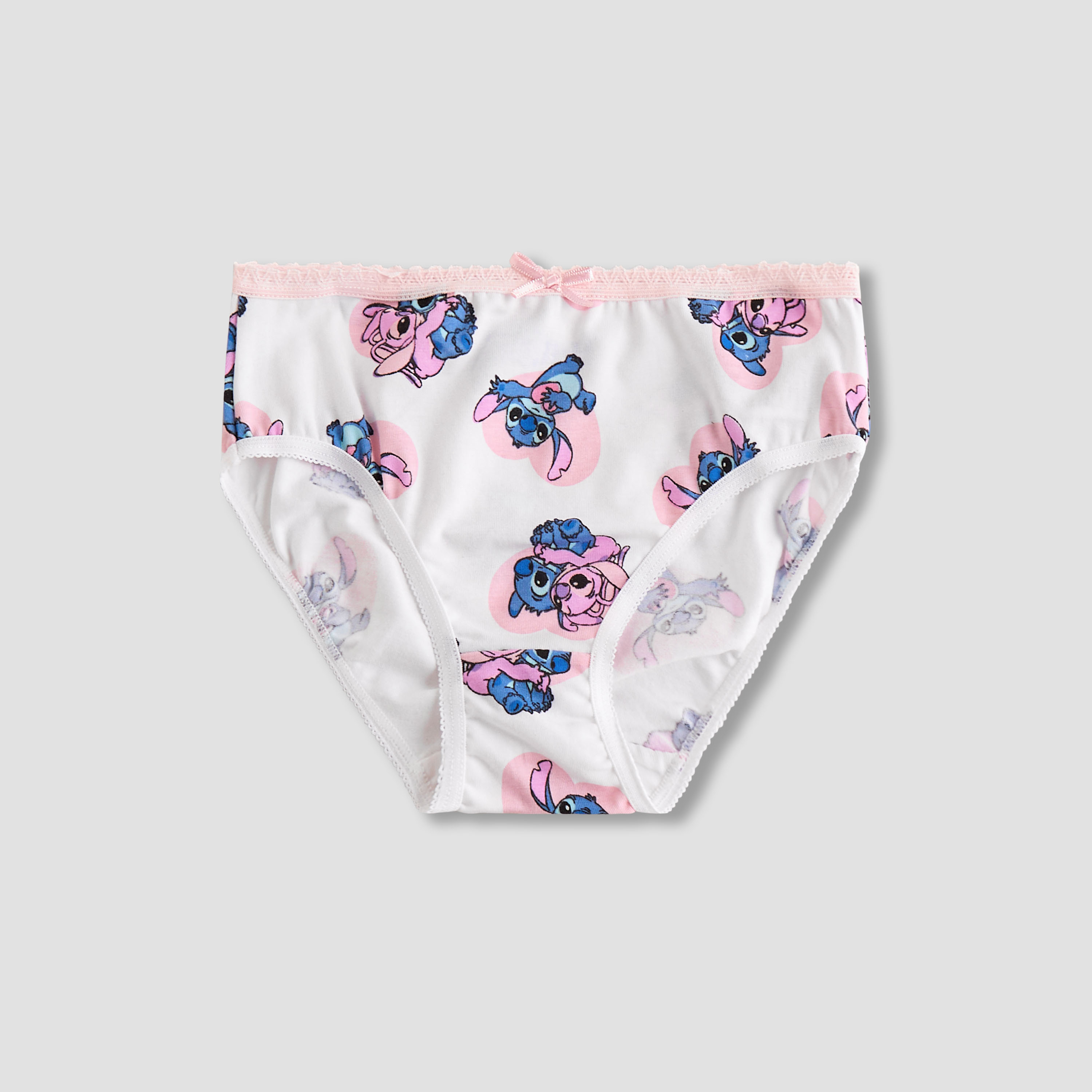 Disney Stitch Print Briefs - Set of 3-baby-girls-clothing-innerwear-image-3