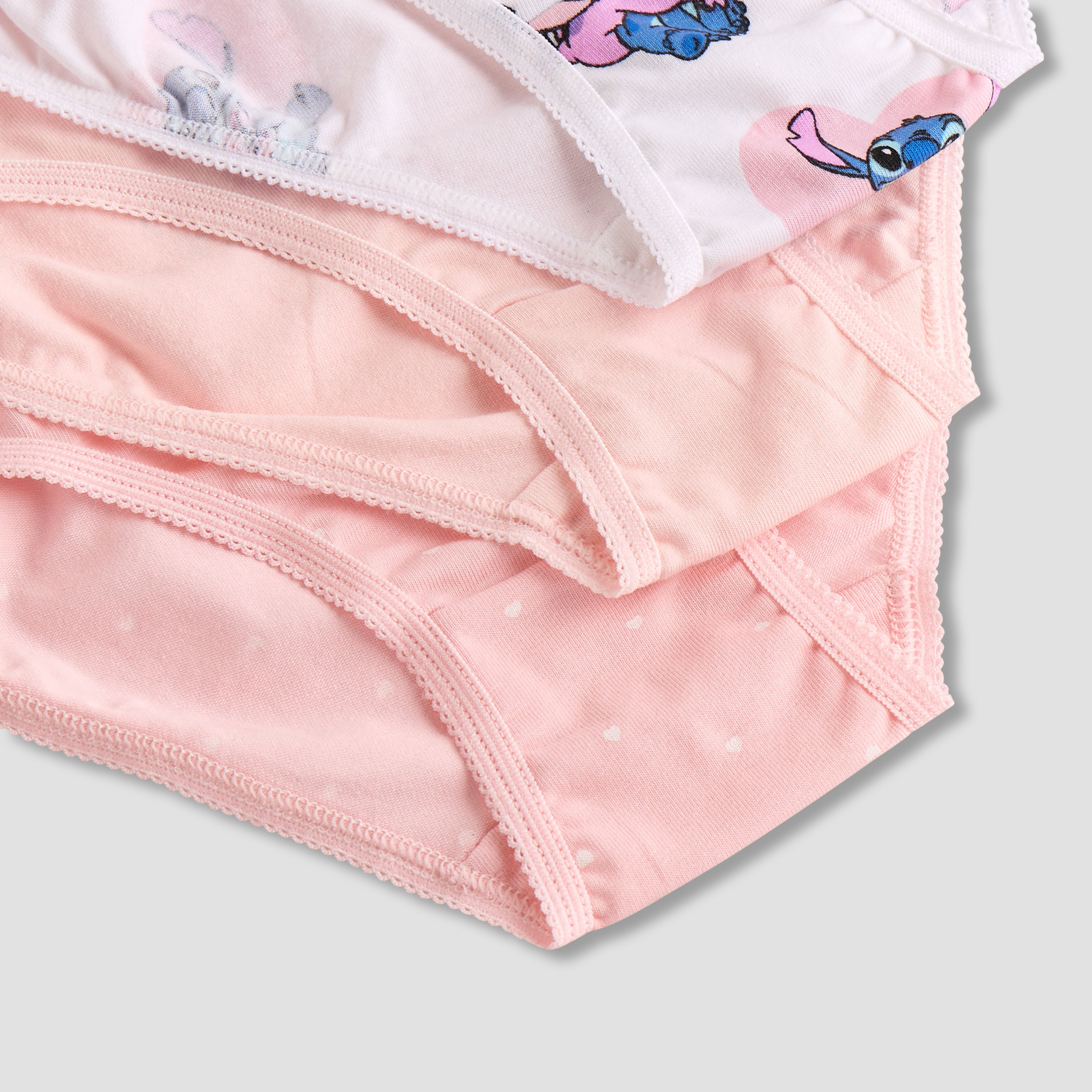 Disney Stitch Print Briefs - Set of 3-baby-girls-clothing-innerwear-image-6