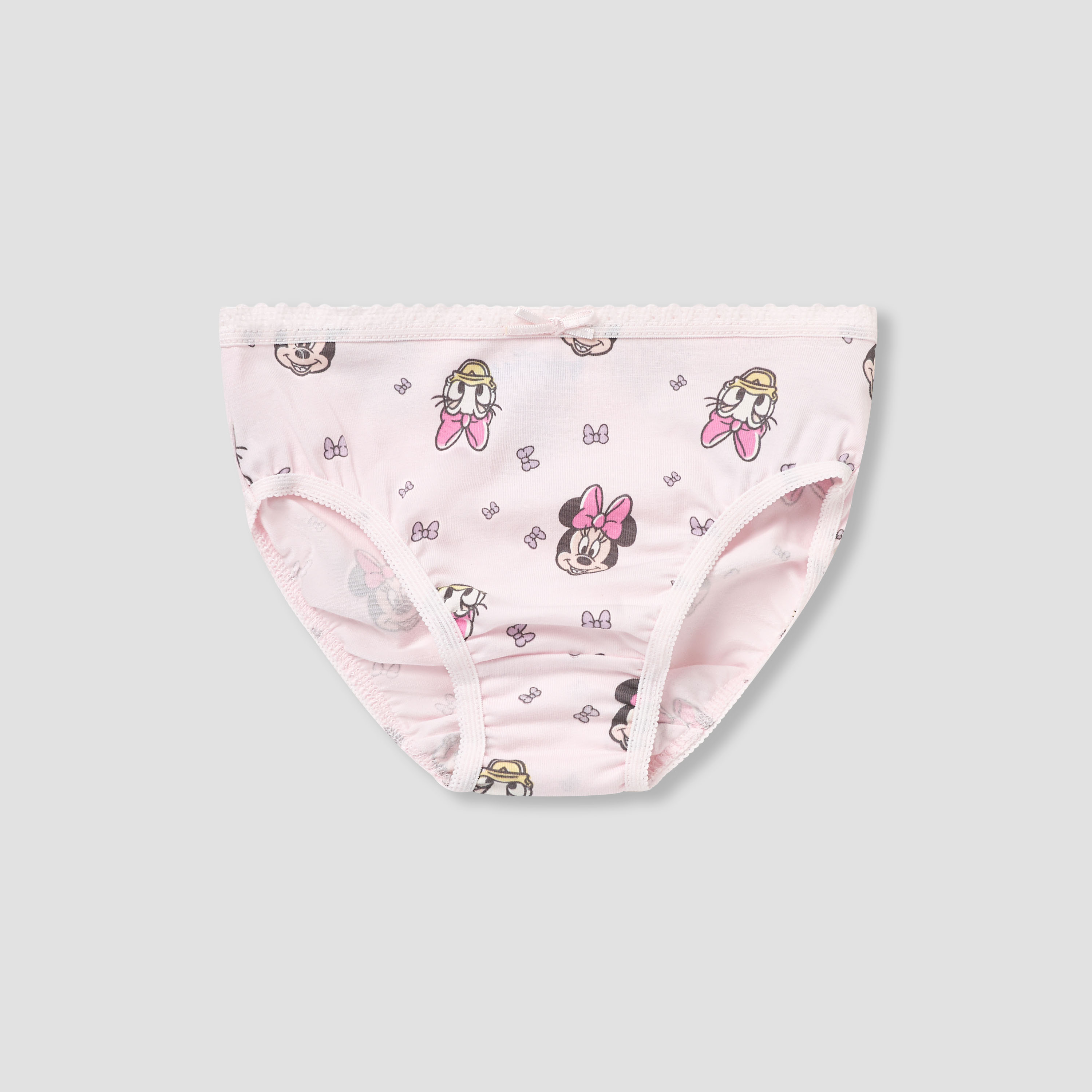 Pack of 3 Disney Cotton Briefs with Minnie Mouse Print-baby-girls-clothing-innerwear-image-4