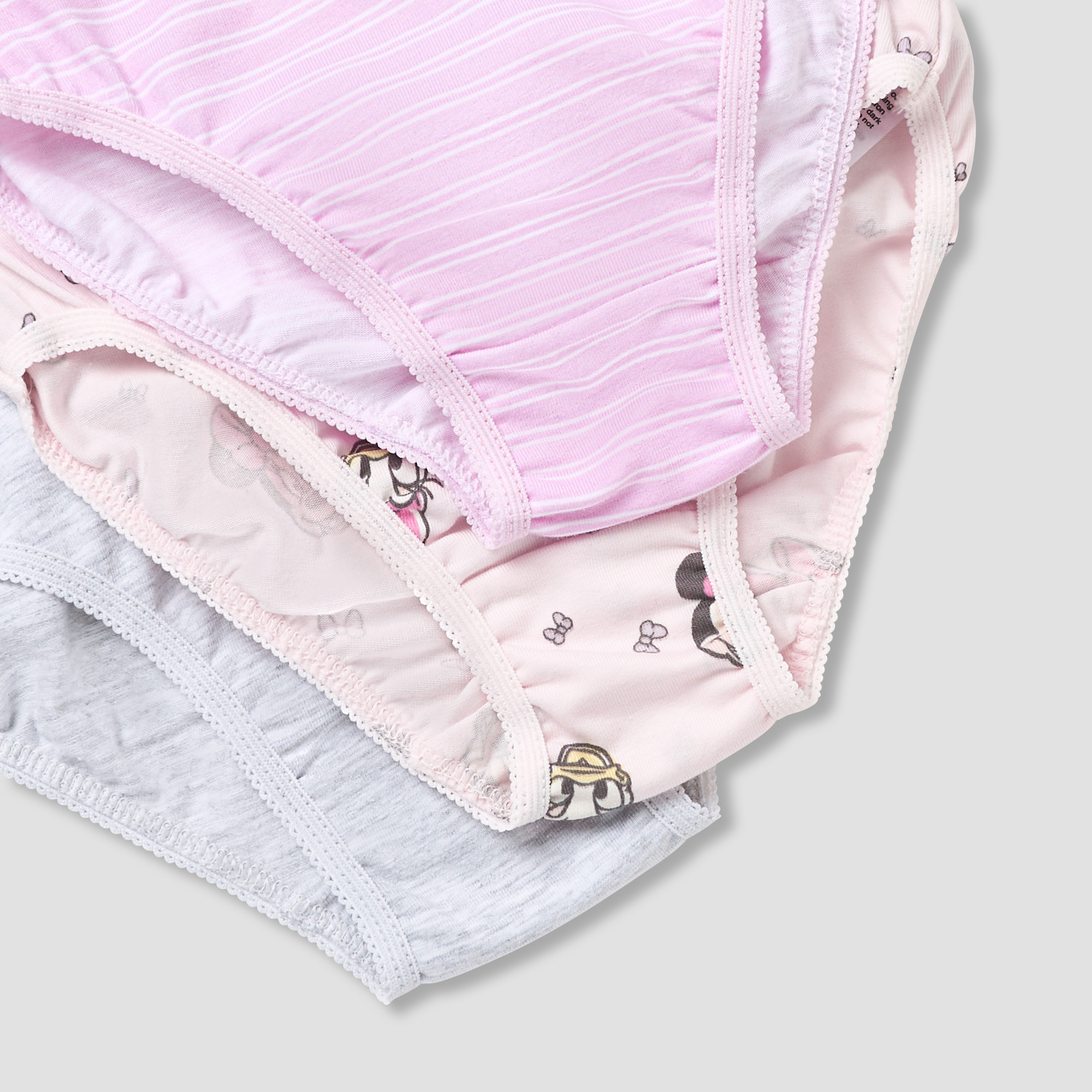 Pack of 3 Disney Cotton Briefs with Minnie Mouse Print-baby-girls-clothing-innerwear-image-6