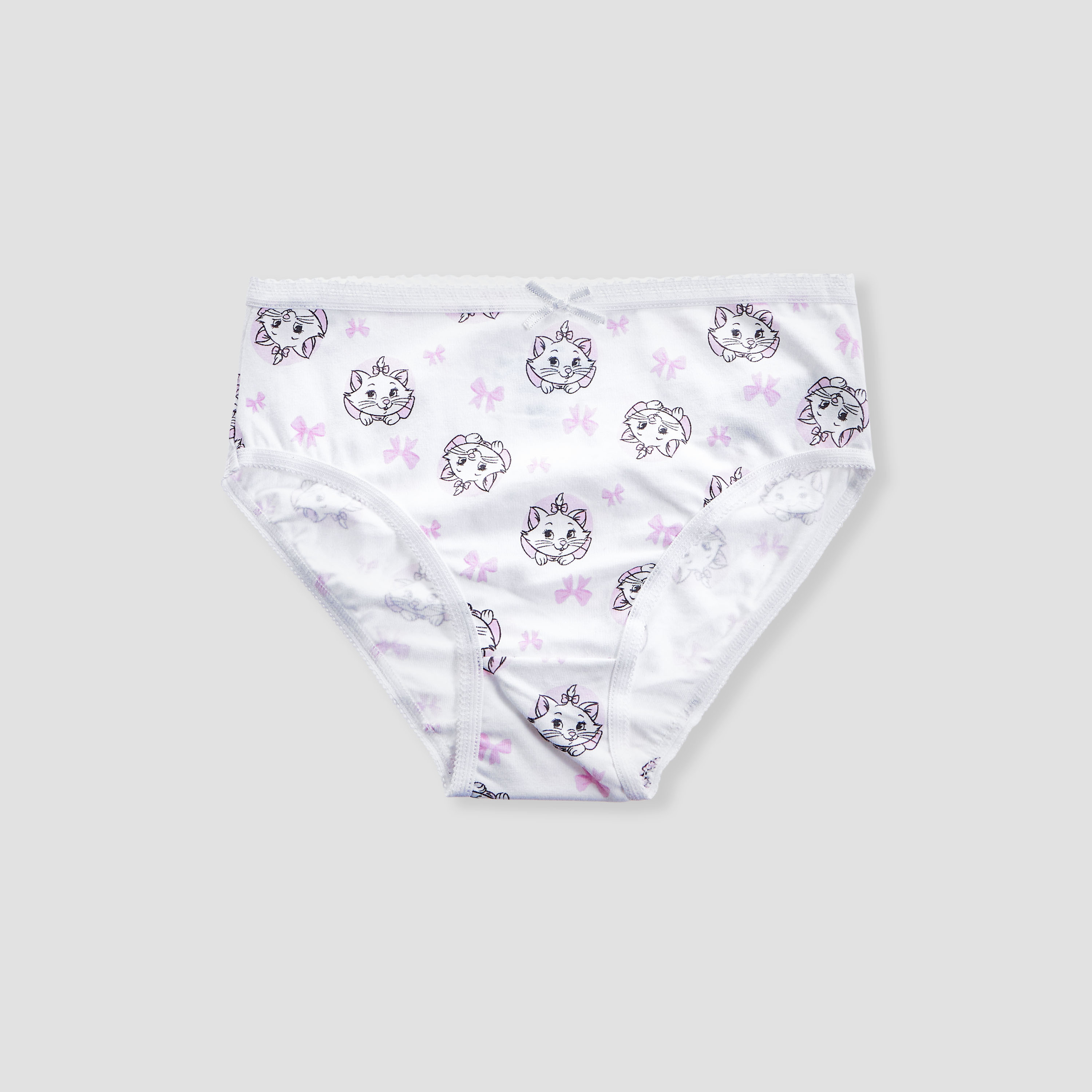 Disney Marie Print Briefs with Elasticated Waistband - Set of 3-girls-clothing-innerwear-panties-image-2