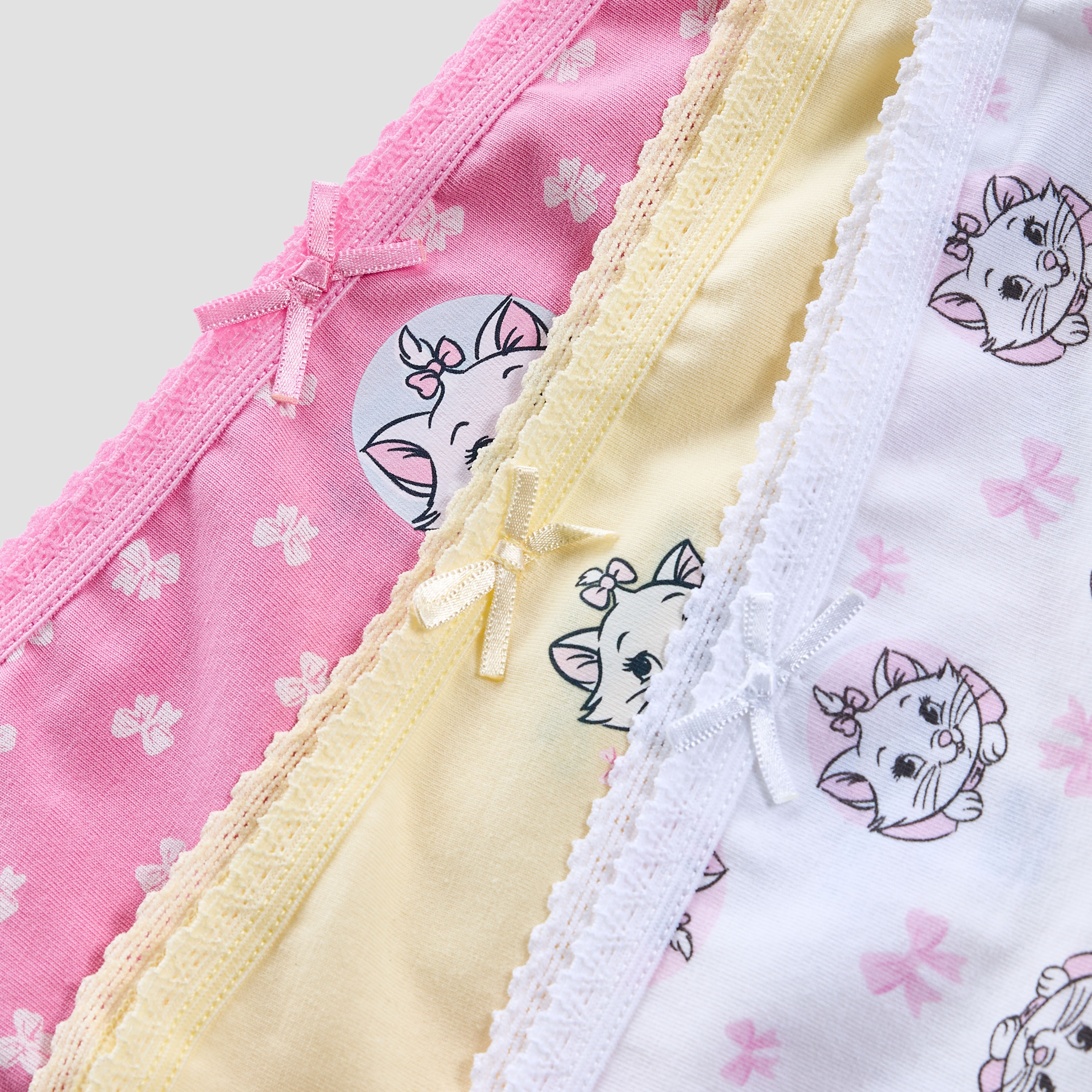Disney Marie Print Briefs with Elasticated Waistband - Set of 3-girls-clothing-innerwear-panties-image-5