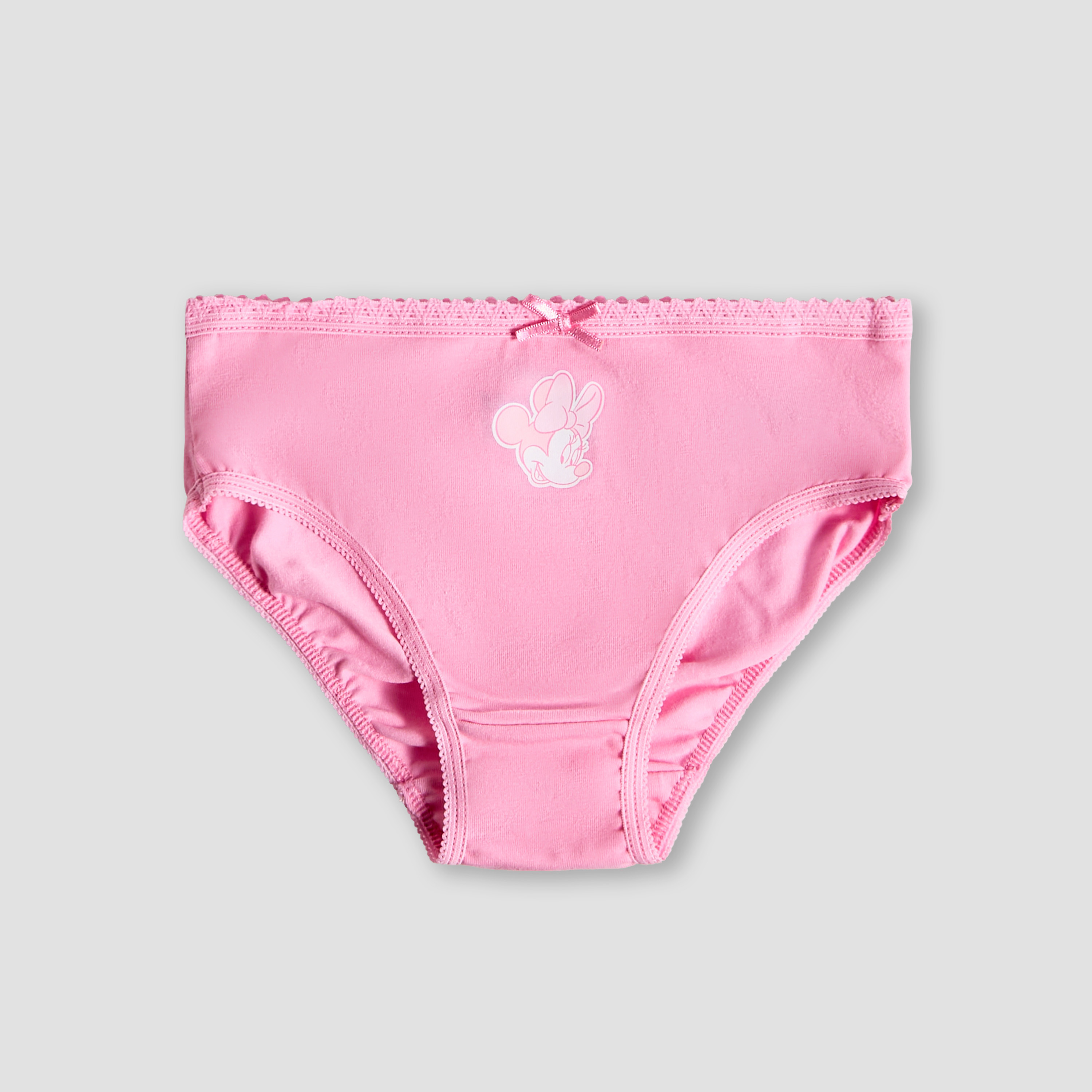 Pack of 7 Disney Cotton Briefs with Minnie Mouse Print-baby-girls-clothing-innerwear-image-4