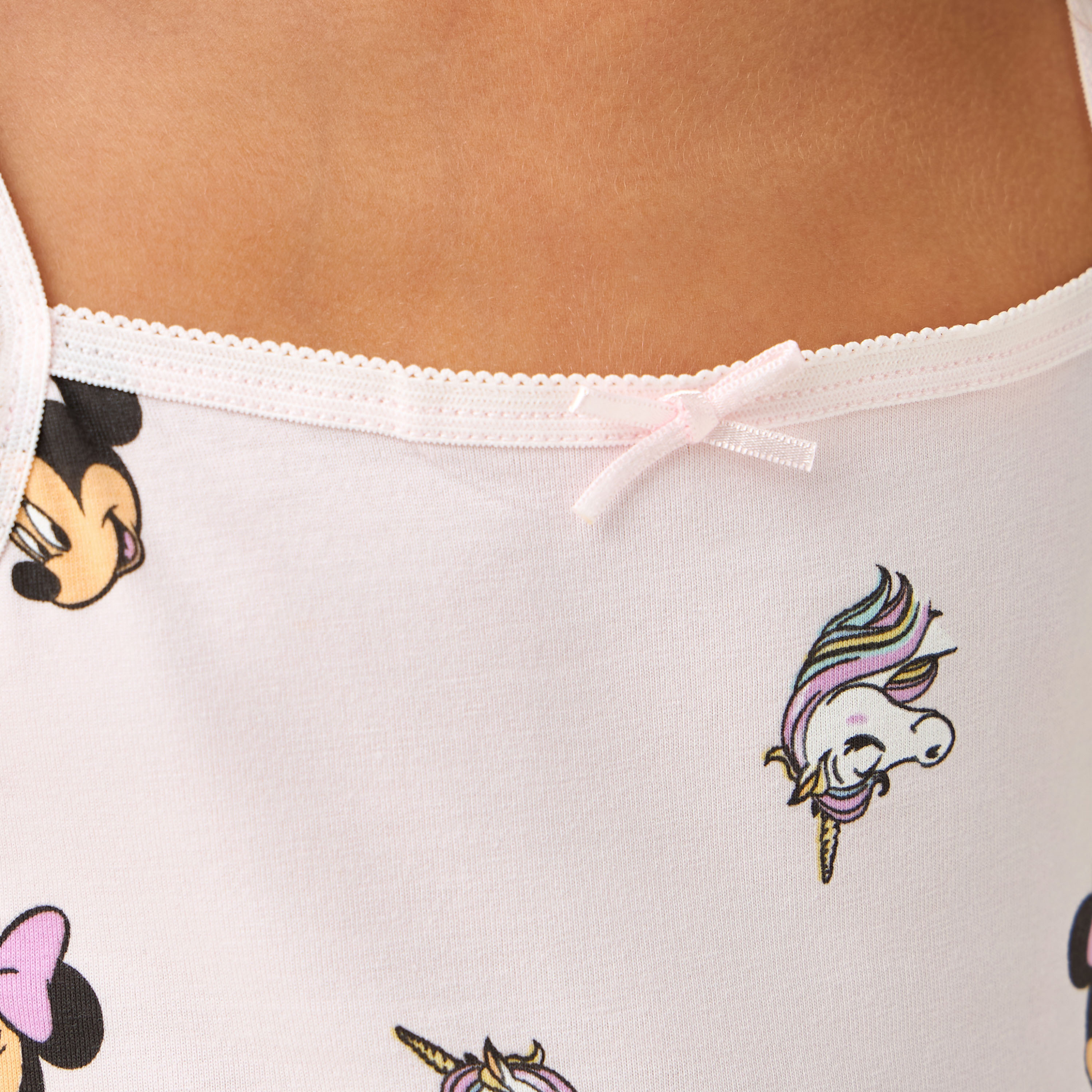 فيست قطن بطبعات ميني ماوس من ديزني - طقم من 3 قطع-girls-clothing-innerwear-vests-image-2