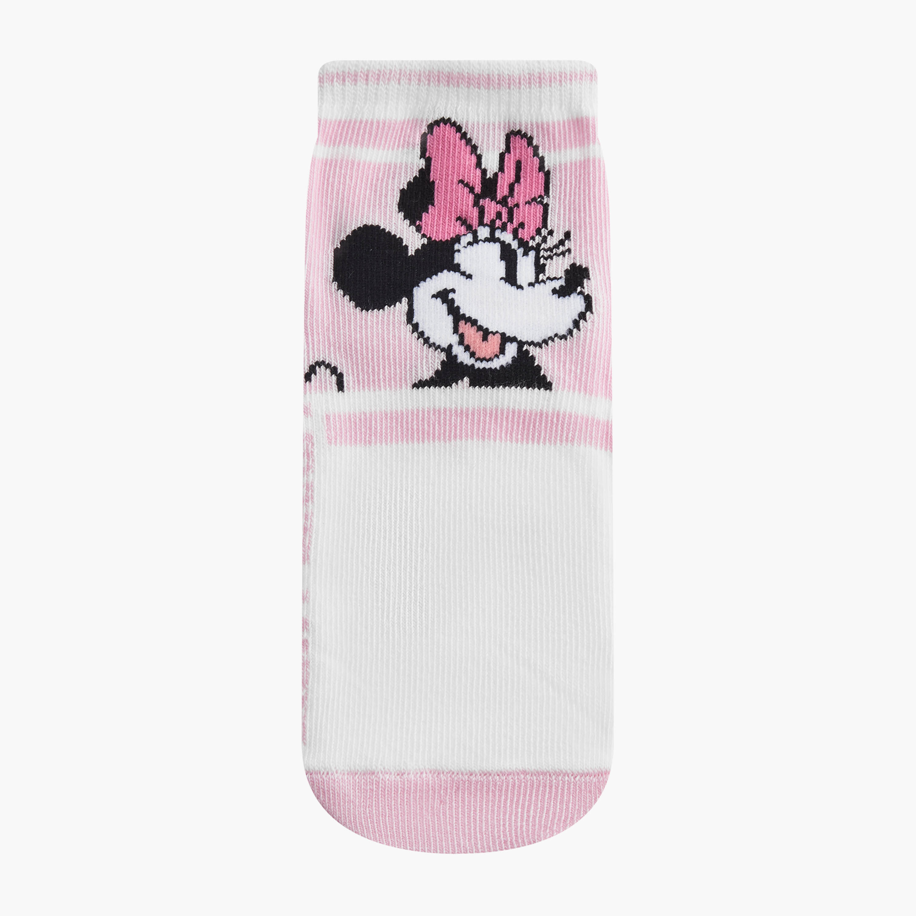 Pack of 3 Disney Girls Socks Minnie Mouse and Daisy Duck Print-girls-accessories-socks-image-2