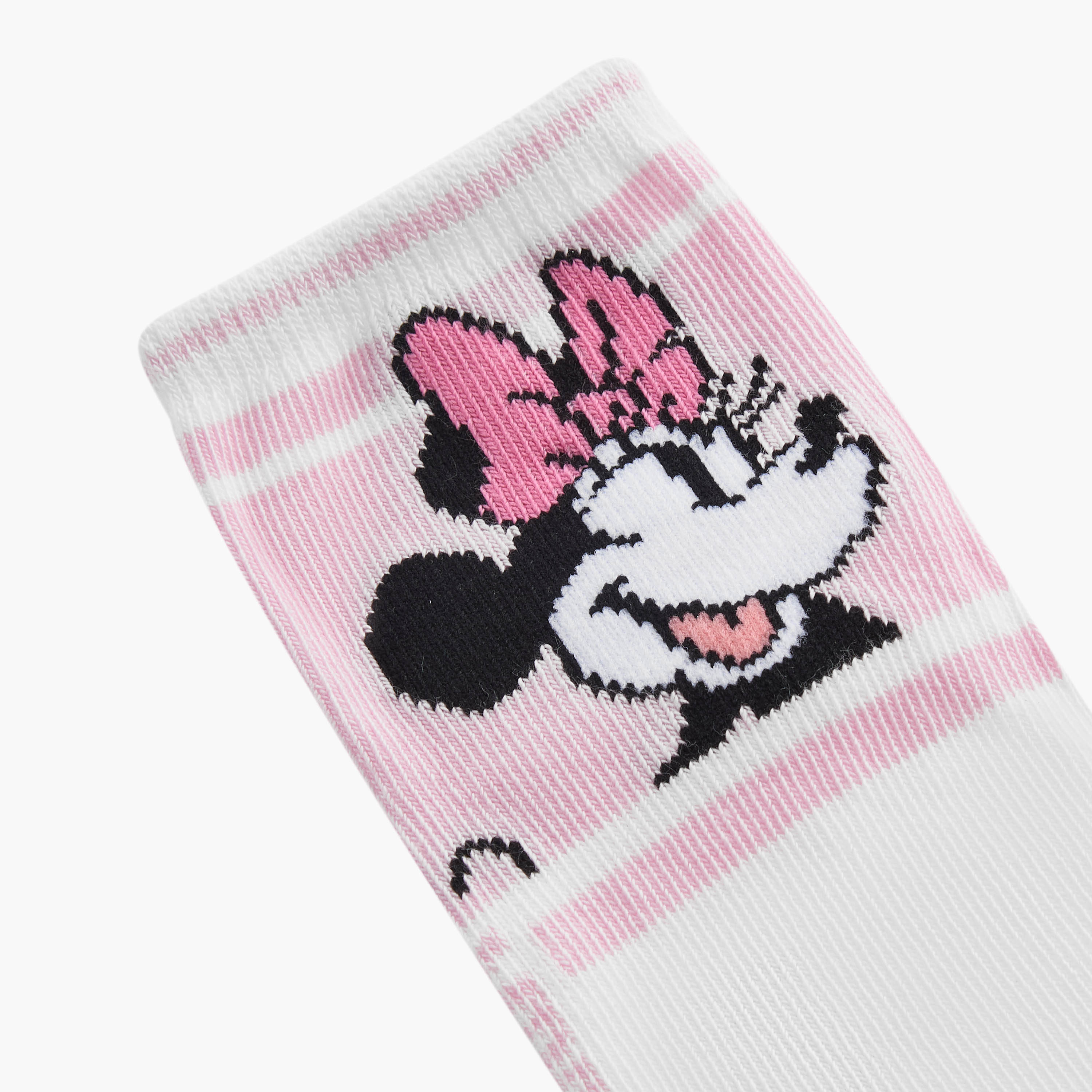 Pack of 3 Disney Girls Socks Minnie Mouse and Daisy Duck Print-girls-accessories-socks-image-3