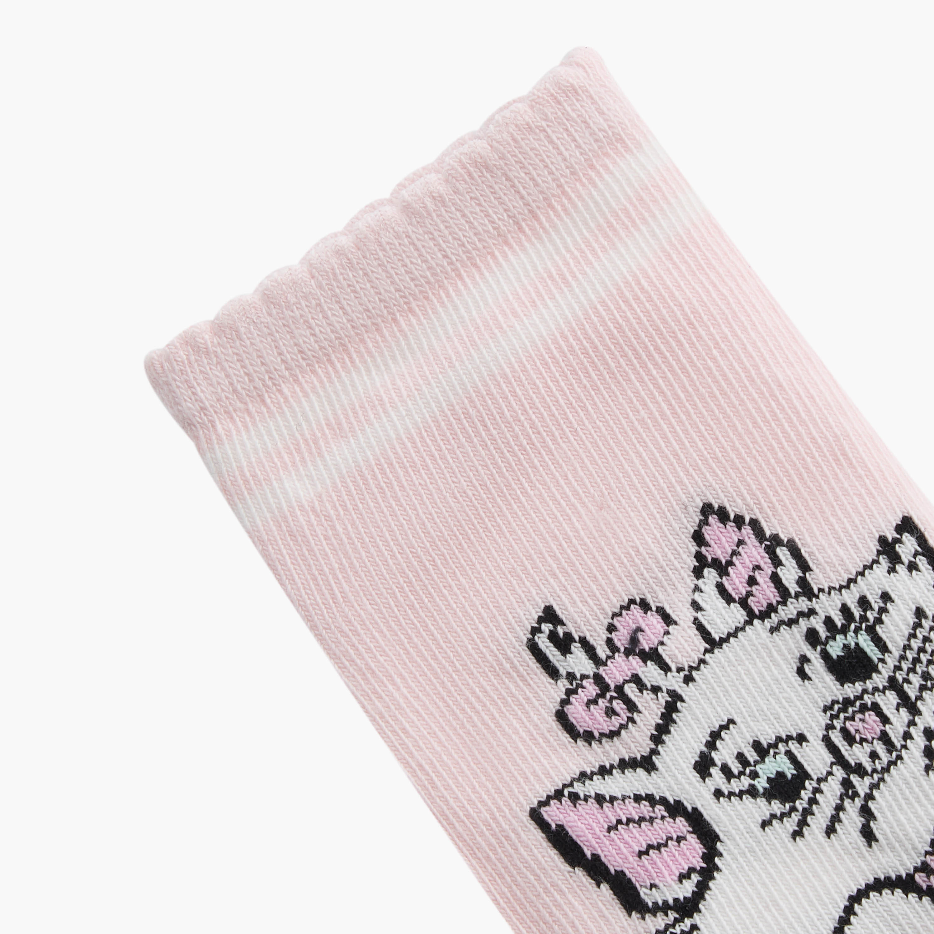 Pack of 3 Disney Girls Ankle Length Socks Marie Print-girls-accessories-socks-image-3