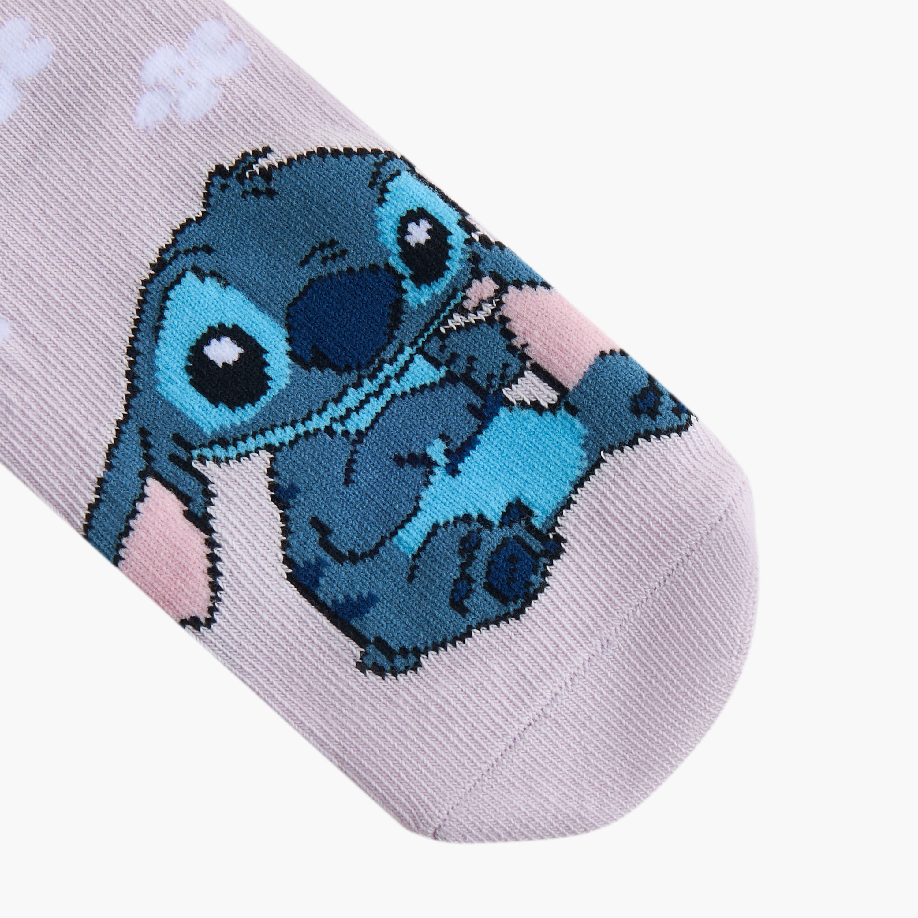 Disney Girls Socks with Angel and Stitch Print - Set of 5-girls-accessories-socks-image-3