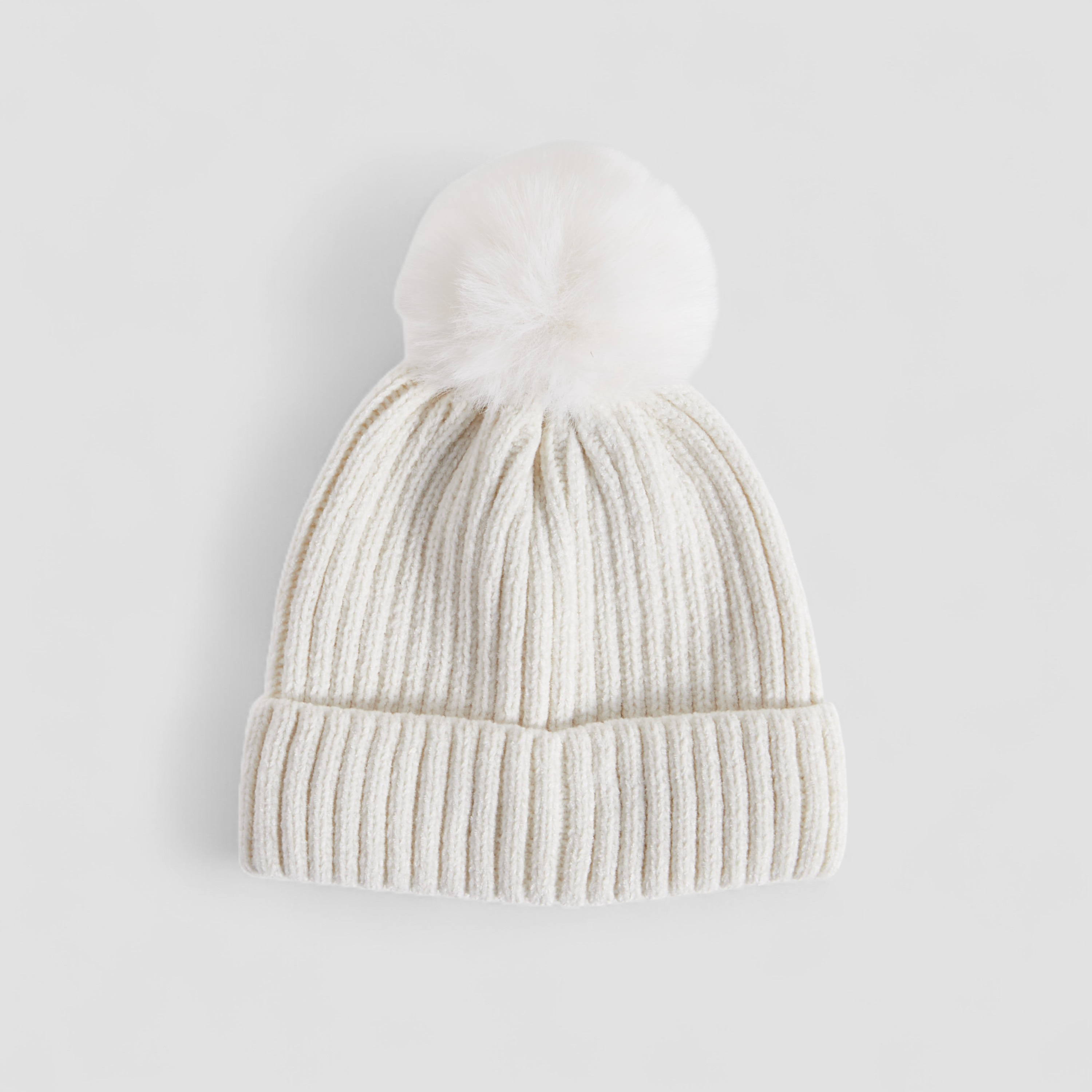Juniors Girls Winter Beanie with Pom Pom Design-baby-girls-clothing-winterwear-winteraccessories-image-3