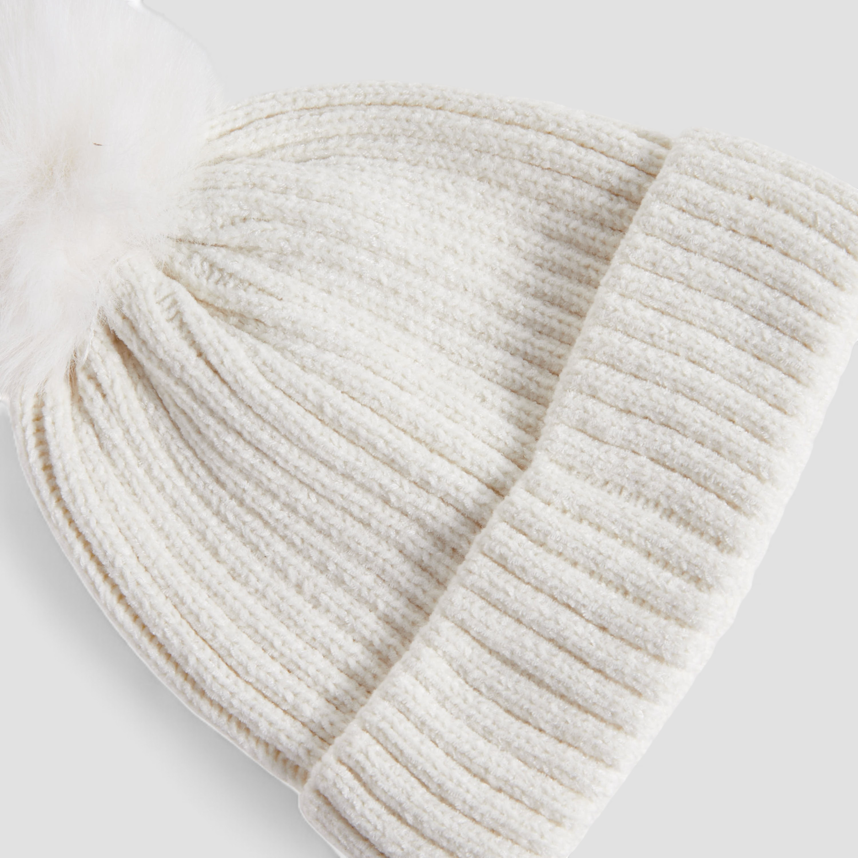 Juniors Girls Winter Beanie with Pom Pom Design-baby-girls-clothing-winterwear-winteraccessories-image-4