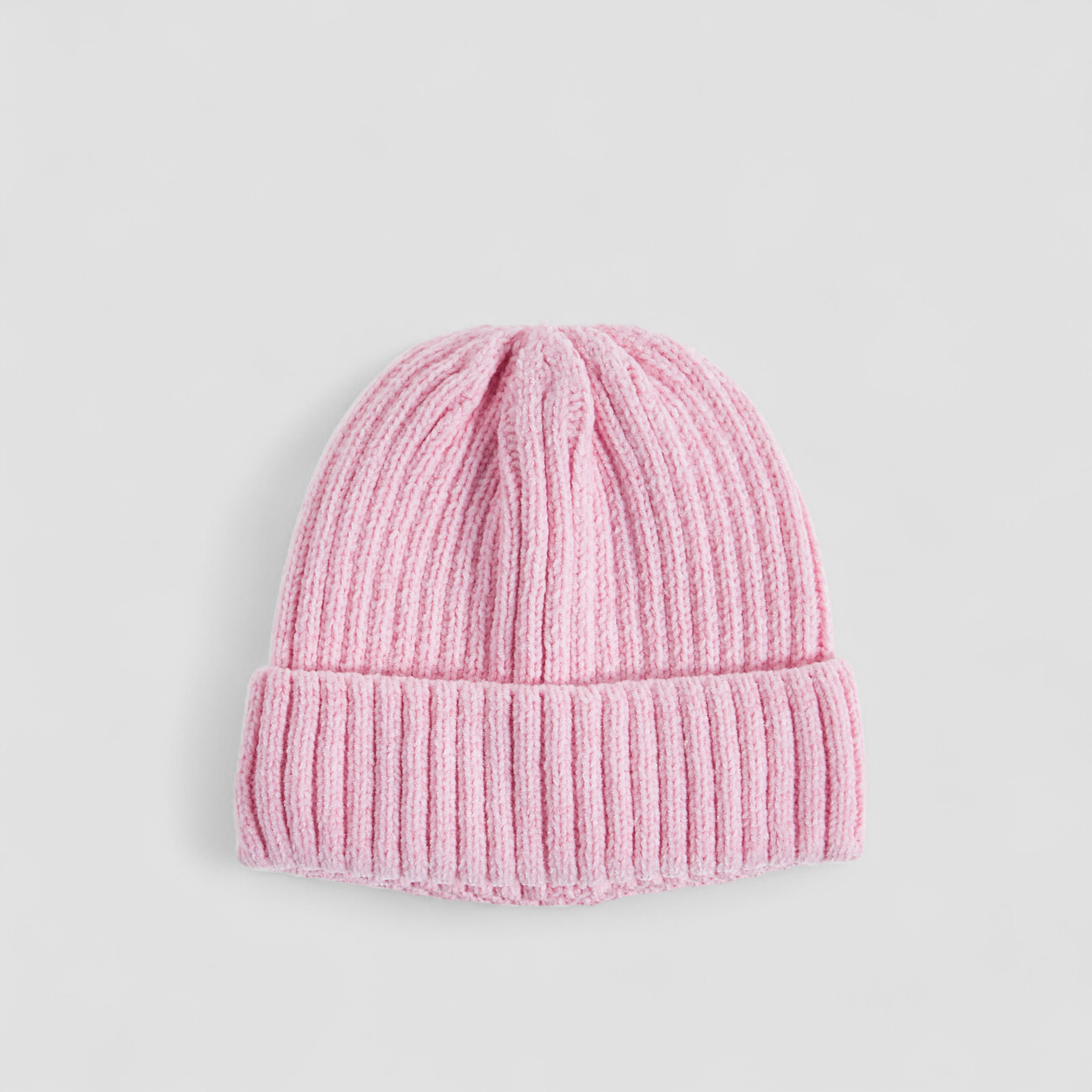 Juniors Girls Winter Beanie with Ribbed Design-baby-girls-clothing-winterwear-winteraccessories-image-1