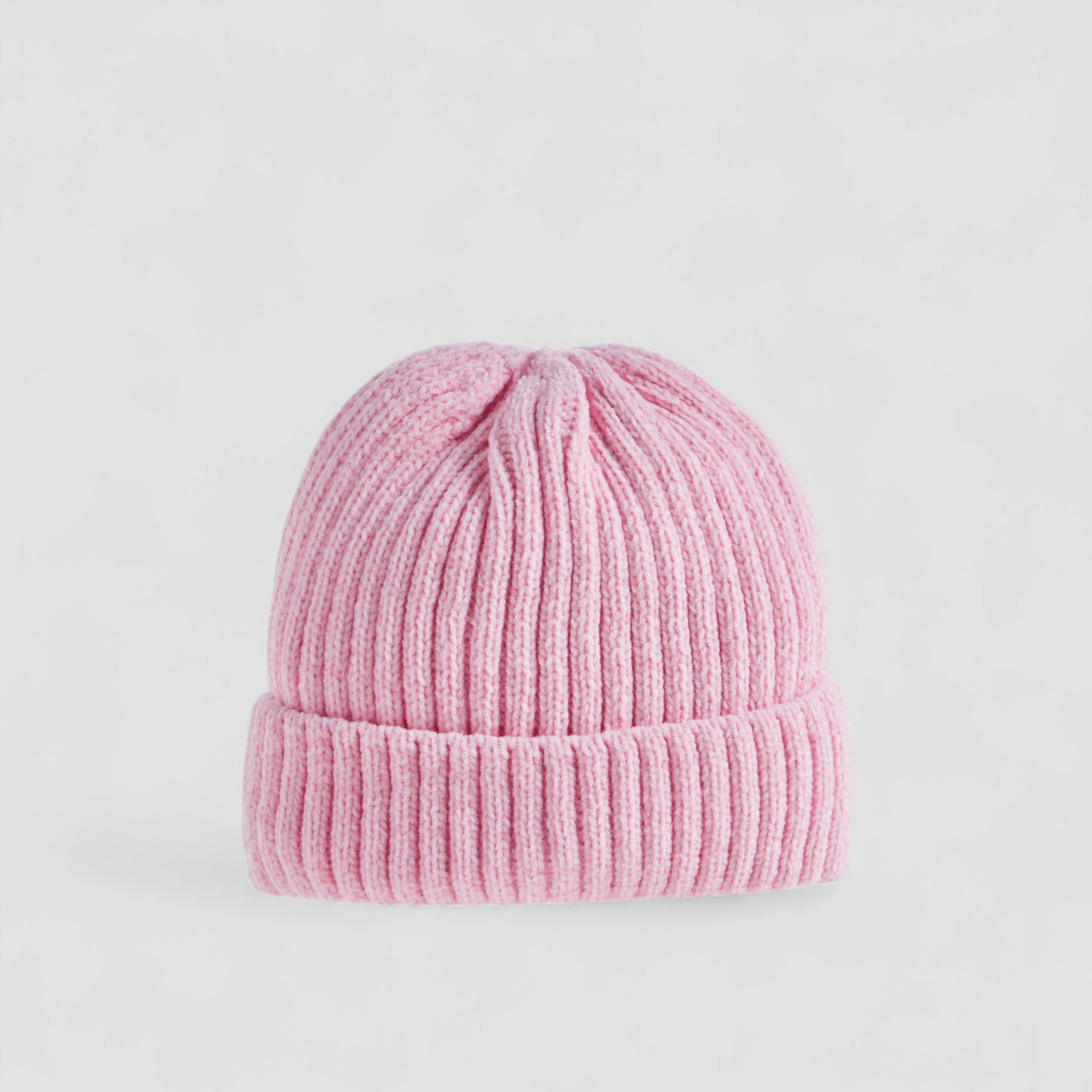 Juniors Girls Winter Beanie with Ribbed Design-baby-girls-clothing-winterwear-winteraccessories-image-2
