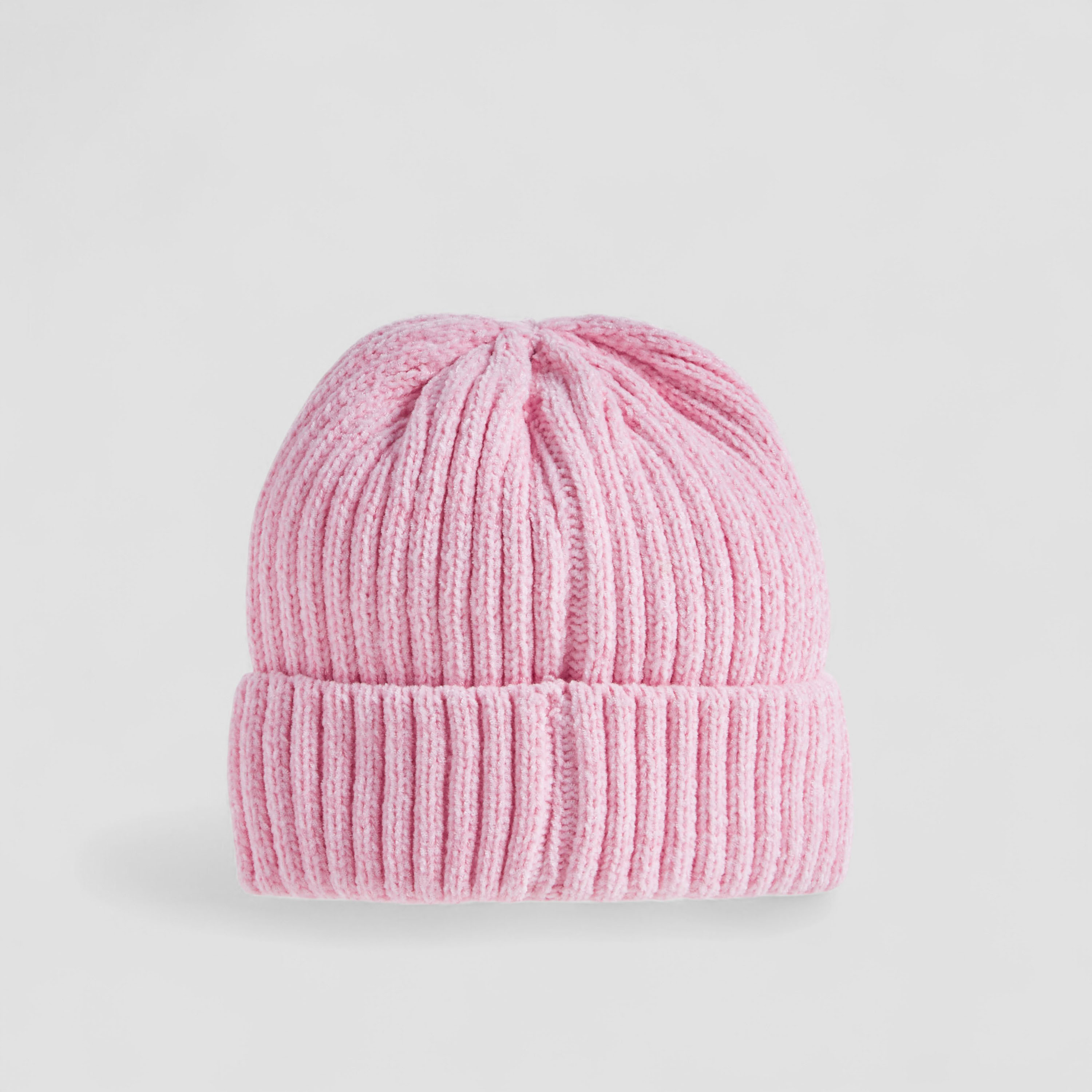 Juniors Girls Winter Beanie with Ribbed Design-baby-girls-clothing-winterwear-winteraccessories-image-3