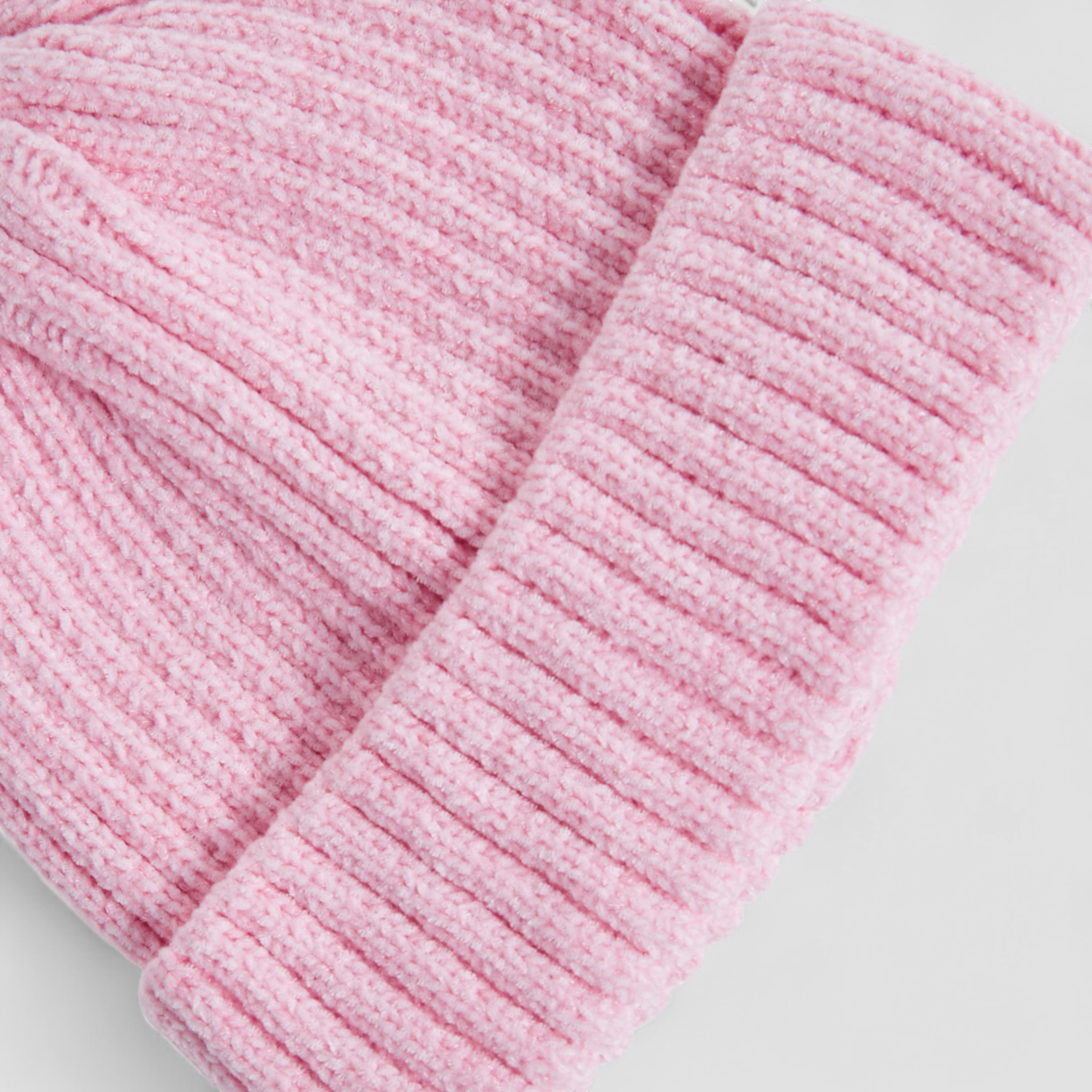Juniors Girls Winter Beanie with Ribbed Design-baby-girls-clothing-winterwear-winteraccessories-image-4