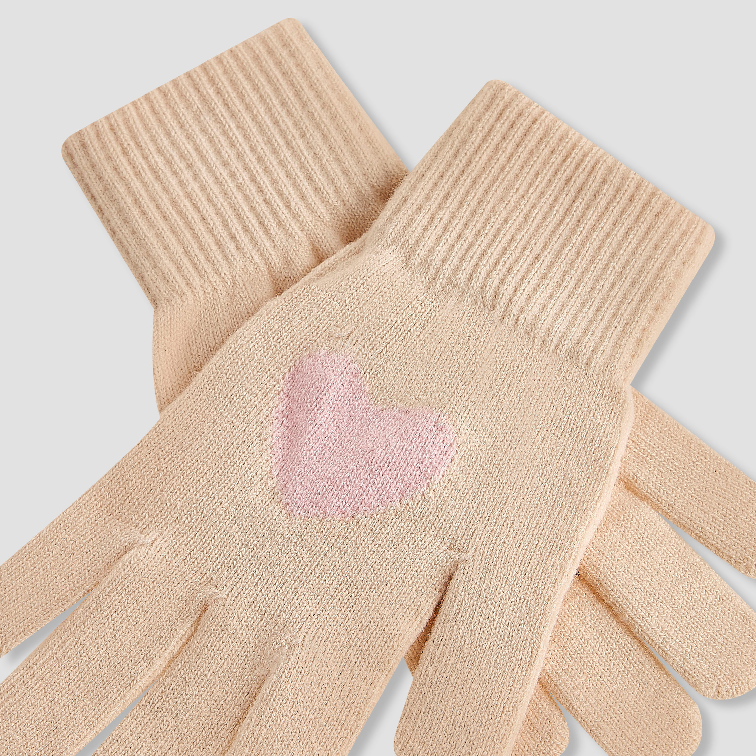طقم وشاح وقفازات وقبعة شتوية من جونيورز-girls-clothing-winterwear-winteraccessories-image-1