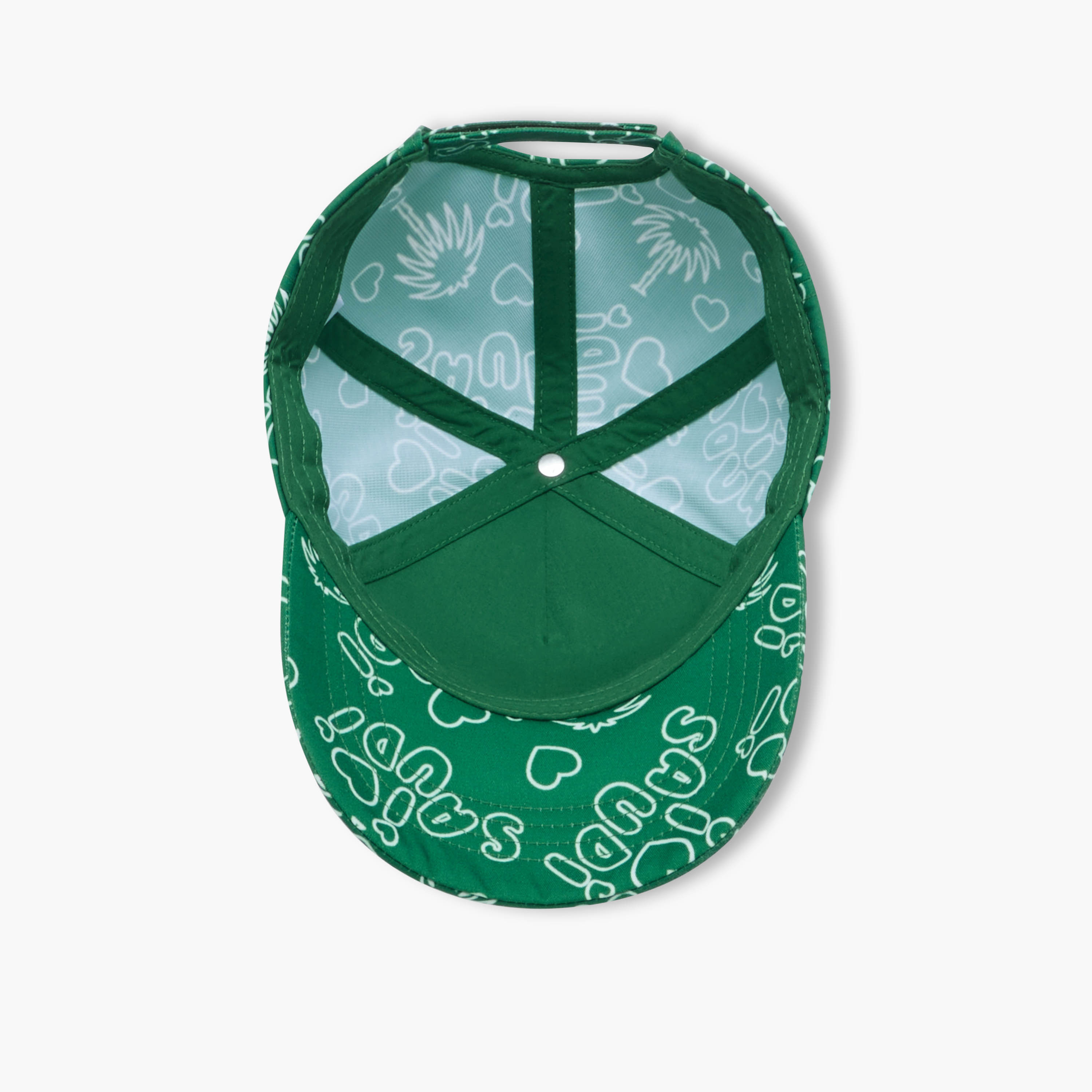 Juniors Saudi Arabia National Day Print Cap with Hook and Loop Closure-girls-accessories-caps-image-7