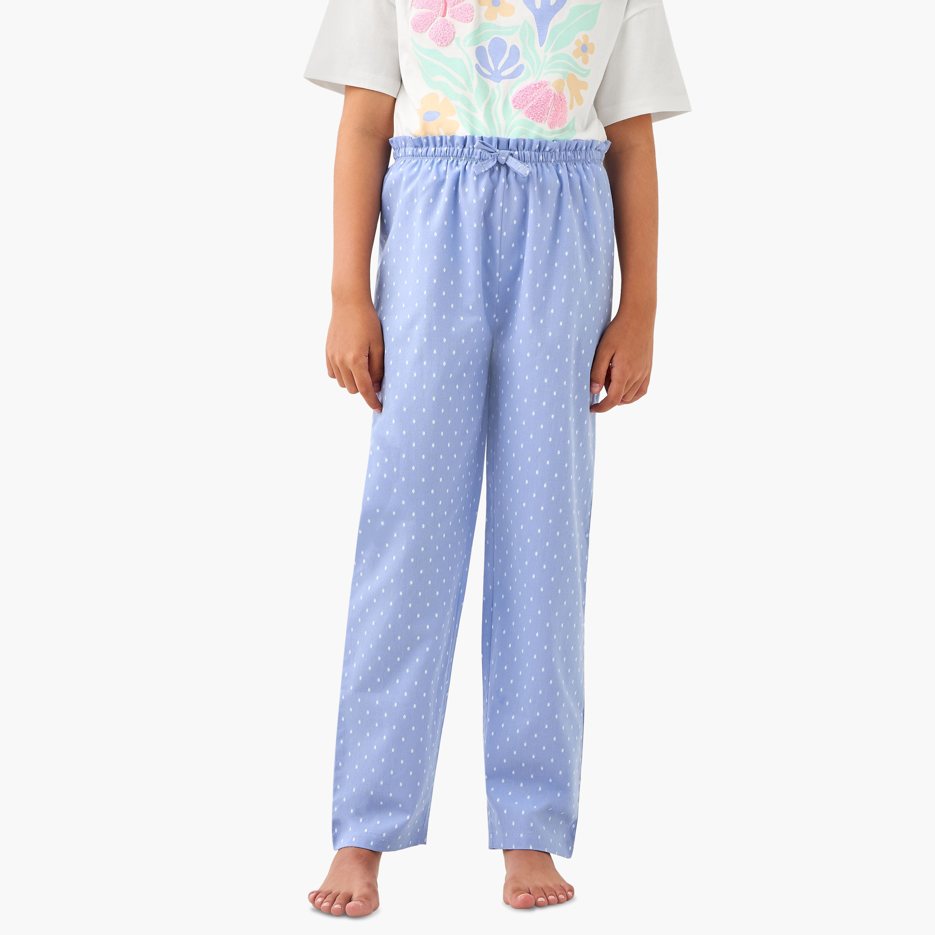 Juniors Printed T-shirt and Pyjama Set-girls-clothing-nightwear-image-3