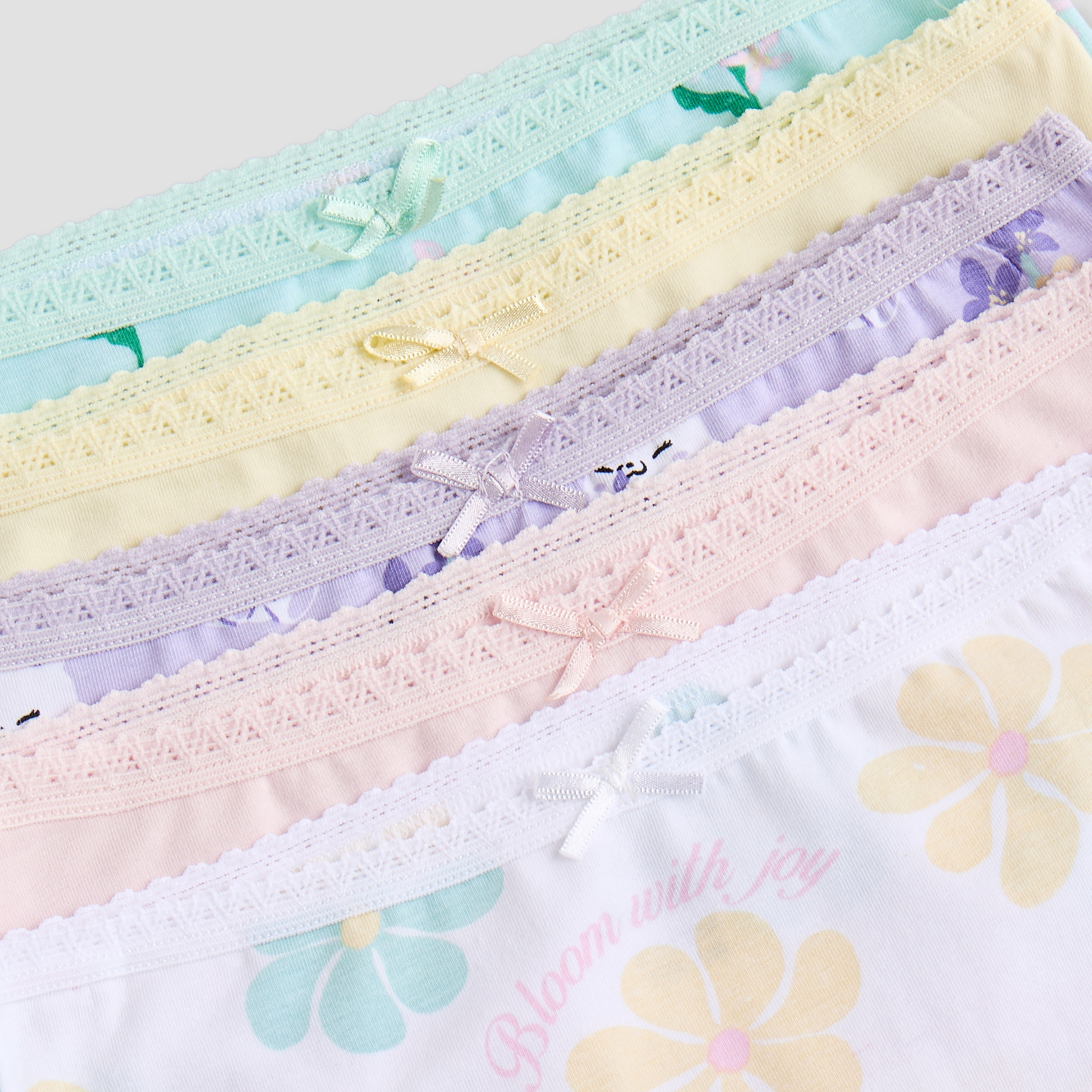 Juniors Printed Boyshort Briefs - Set of 5-girls-clothing-innerwear-panties-image-7