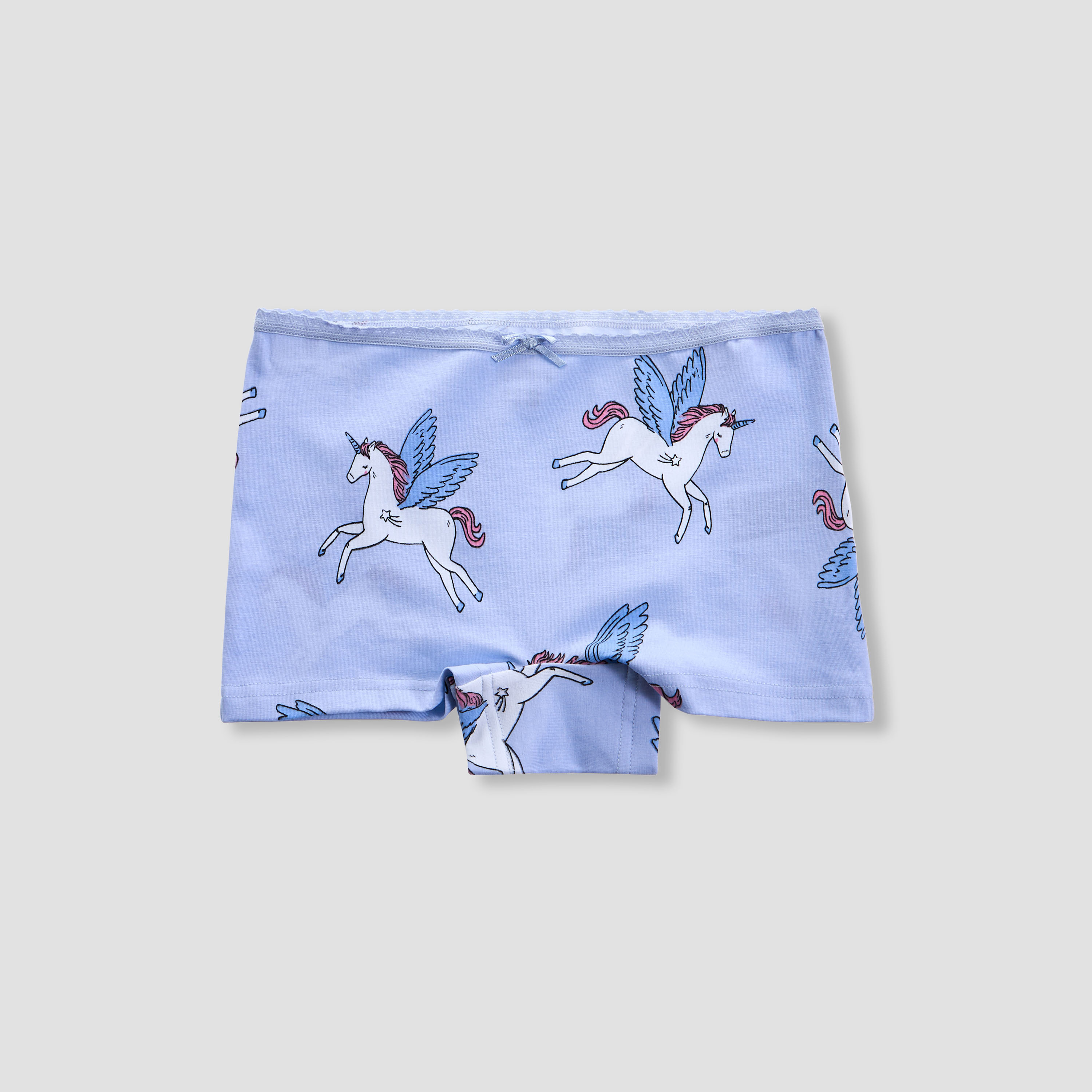 Juniors Printed Briefs with Elasticated Waistband - Set of 5-girls-clothing-innerwear-panties-image-2