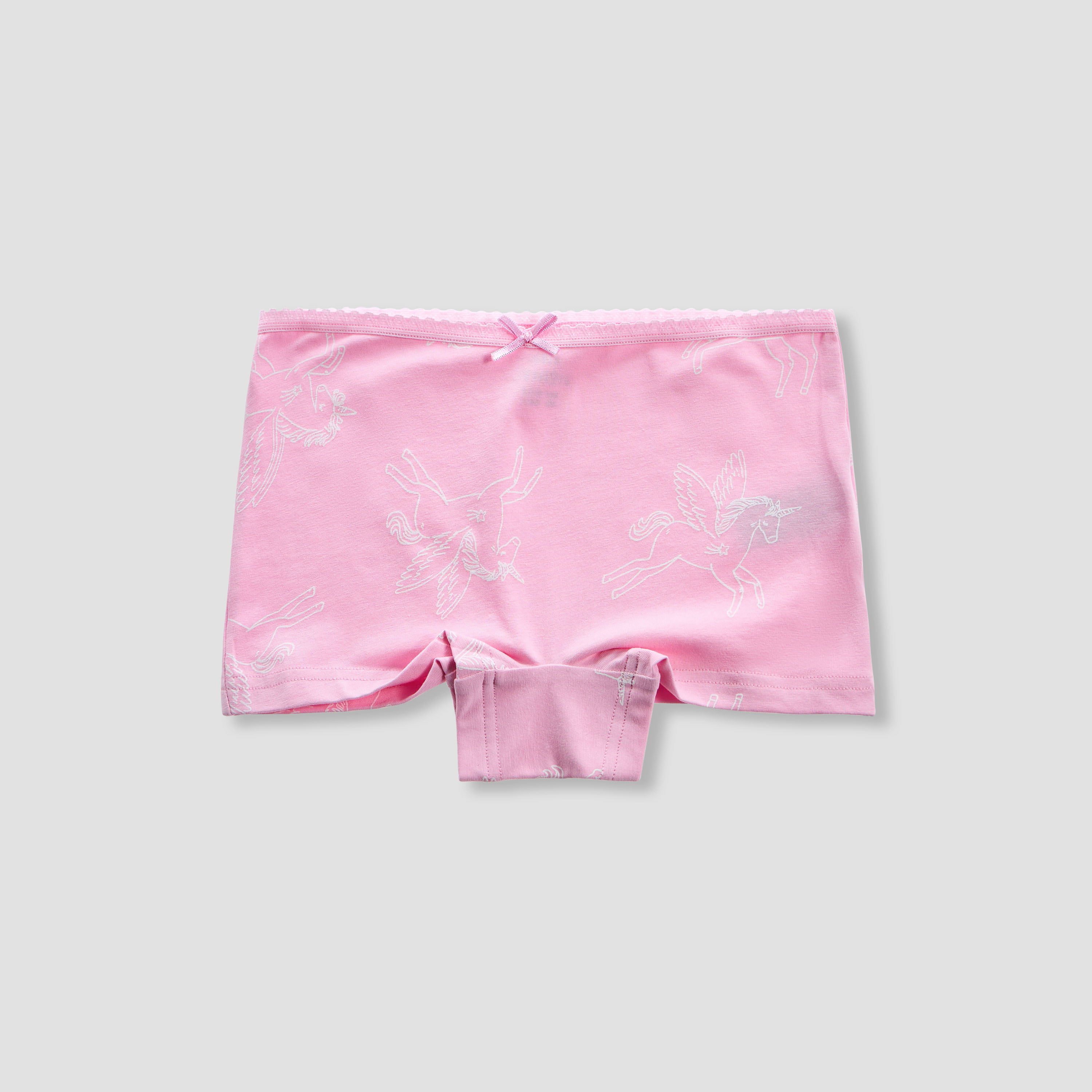 Juniors Printed Briefs with Elasticated Waistband - Set of 5-girls-clothing-innerwear-panties-image-4
