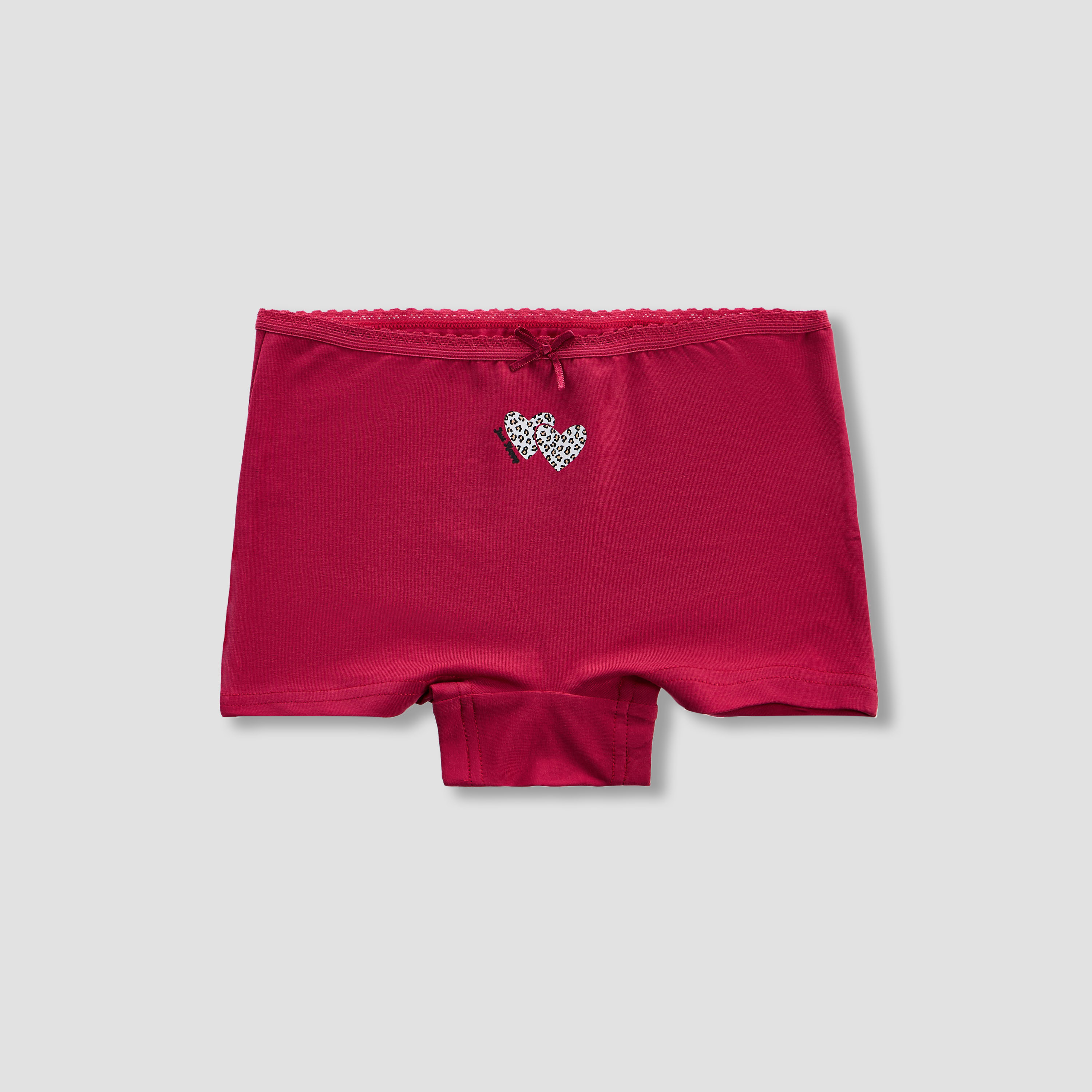 Juniors Printed Boxer Briefs with Elasticated Waistband - Set of 5-girls-clothing-innerwear-panties-image-5