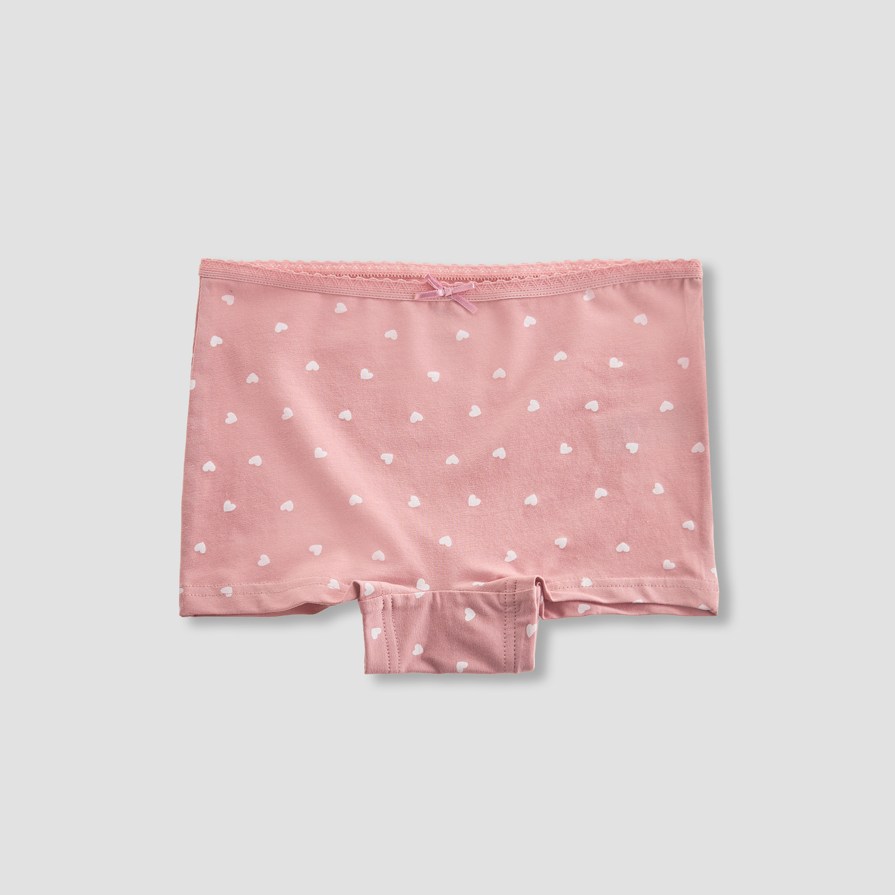 Juniors Girls Boxer Briefs with Bear Print - Cotton - Set of 5-girls-clothing-innerwear-panties-image-4