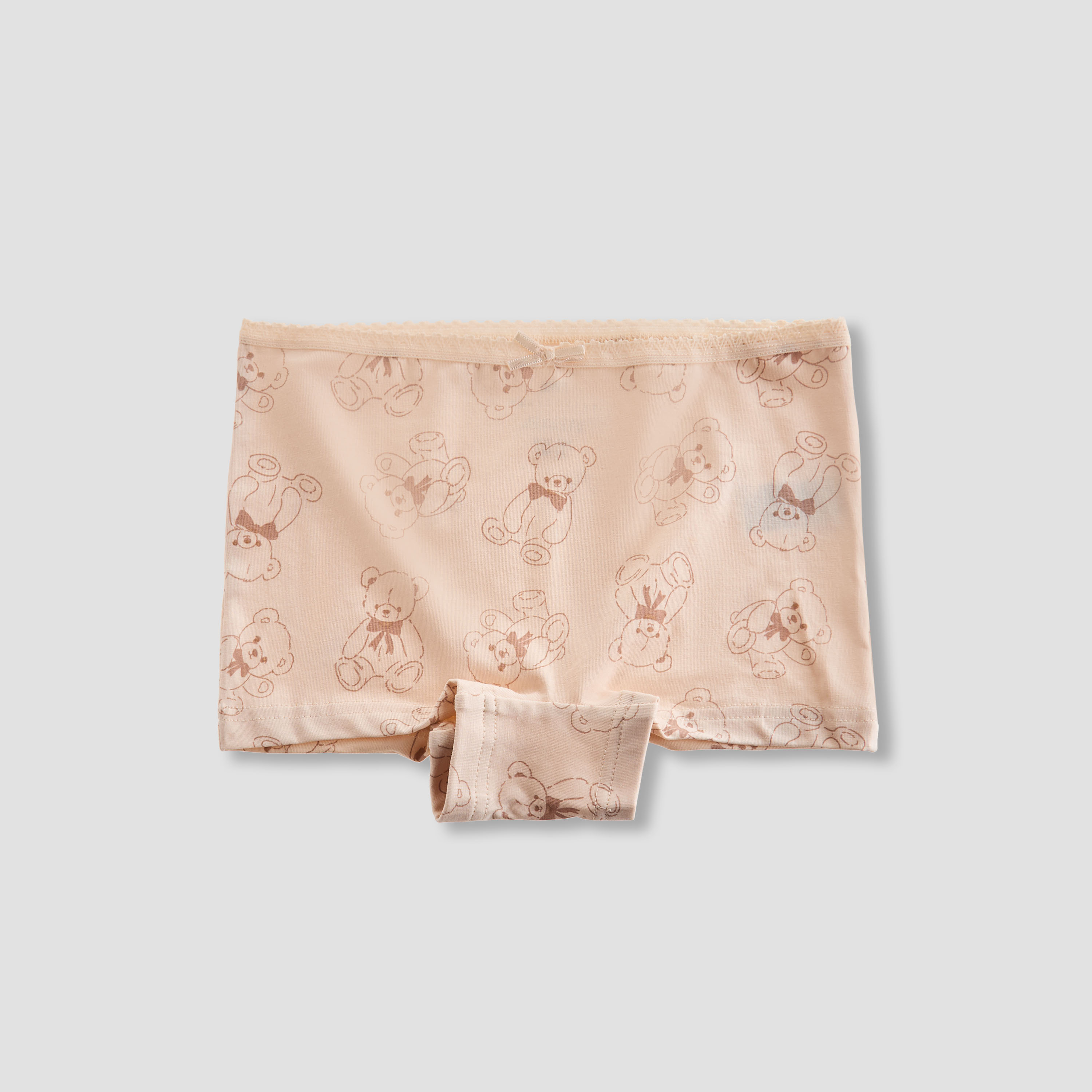 Juniors Girls Boxer Briefs with Bear Print - Cotton - Set of 5-girls-clothing-innerwear-panties-image-5