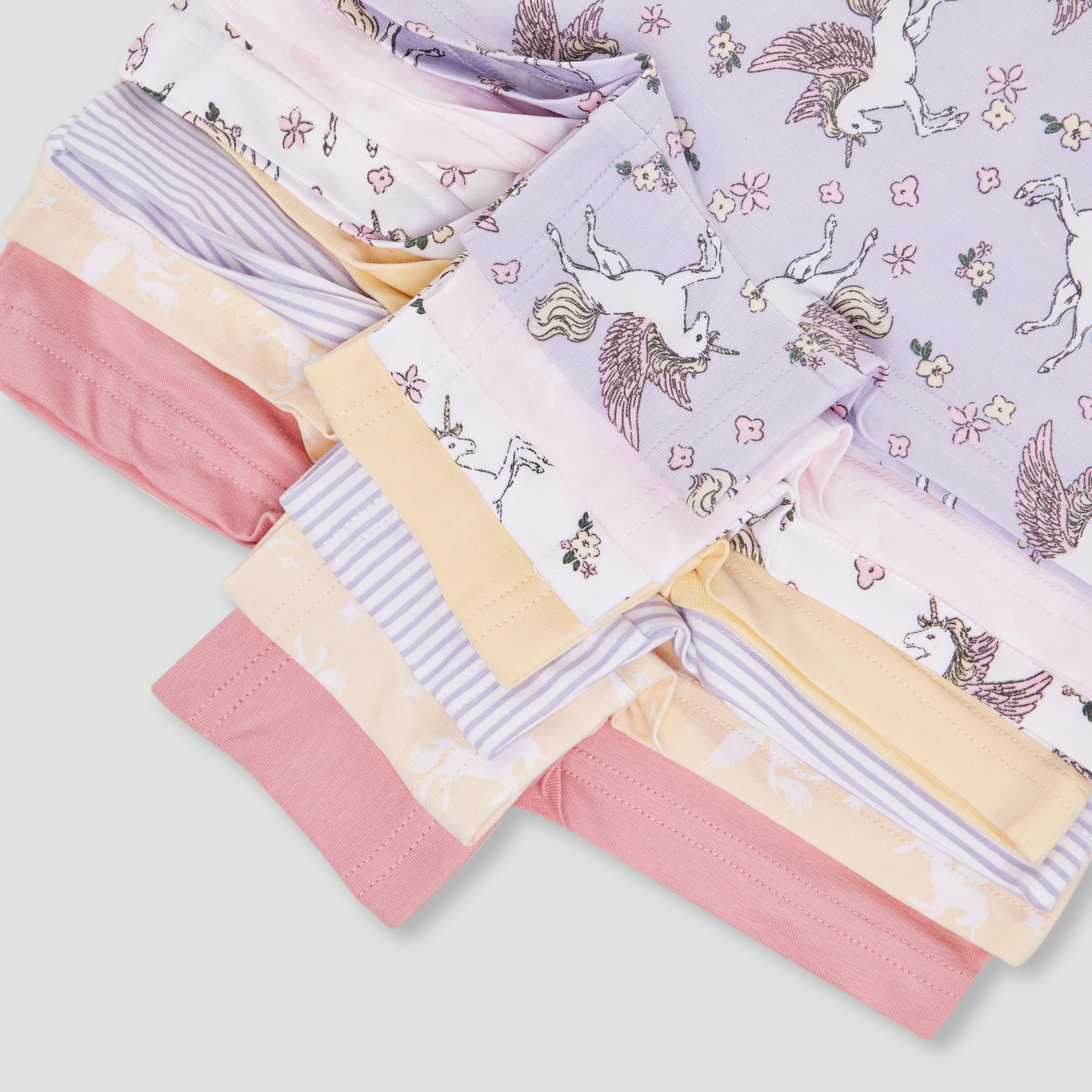 Juniors Girls Briefs with Elasticated Waistband - Cotton - Set of 7-girls-clothing-innerwear-panties-image-11