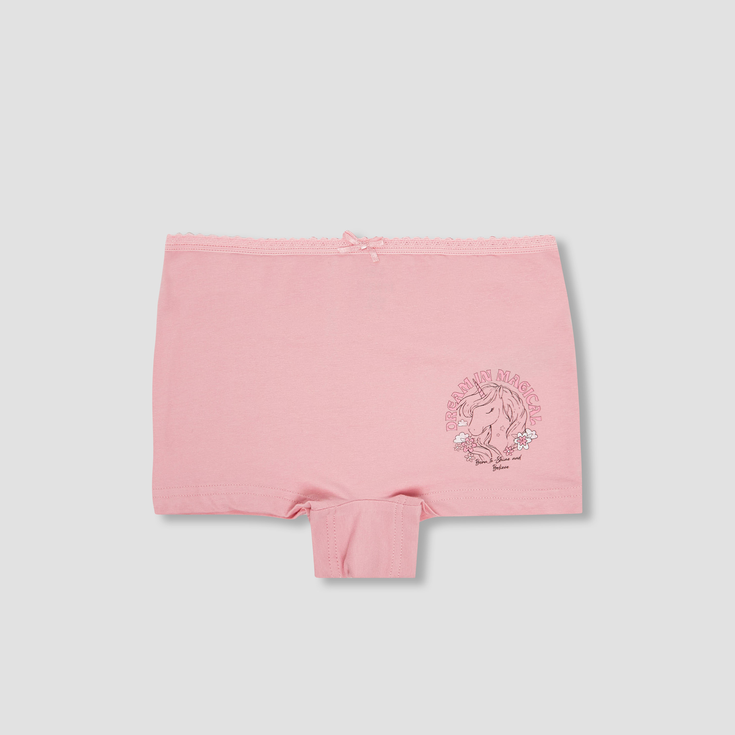 Juniors Girls Briefs with Elasticated Waistband - Cotton - Set of 7-girls-clothing-innerwear-panties-image-5