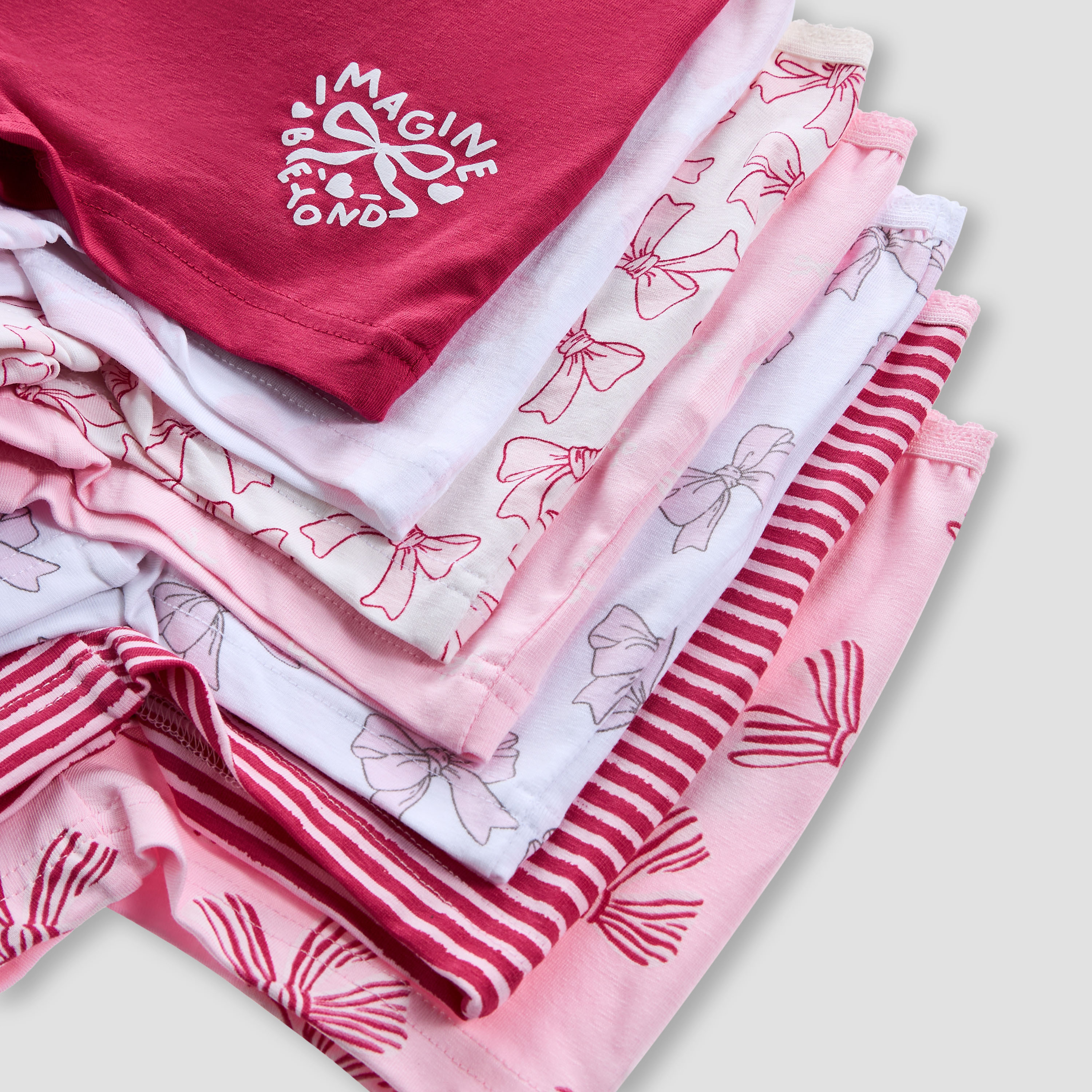 Juniors Printed Briefs with Elasticated Waistband - Set of 7-girls-clothing-innerwear-panties-image-10