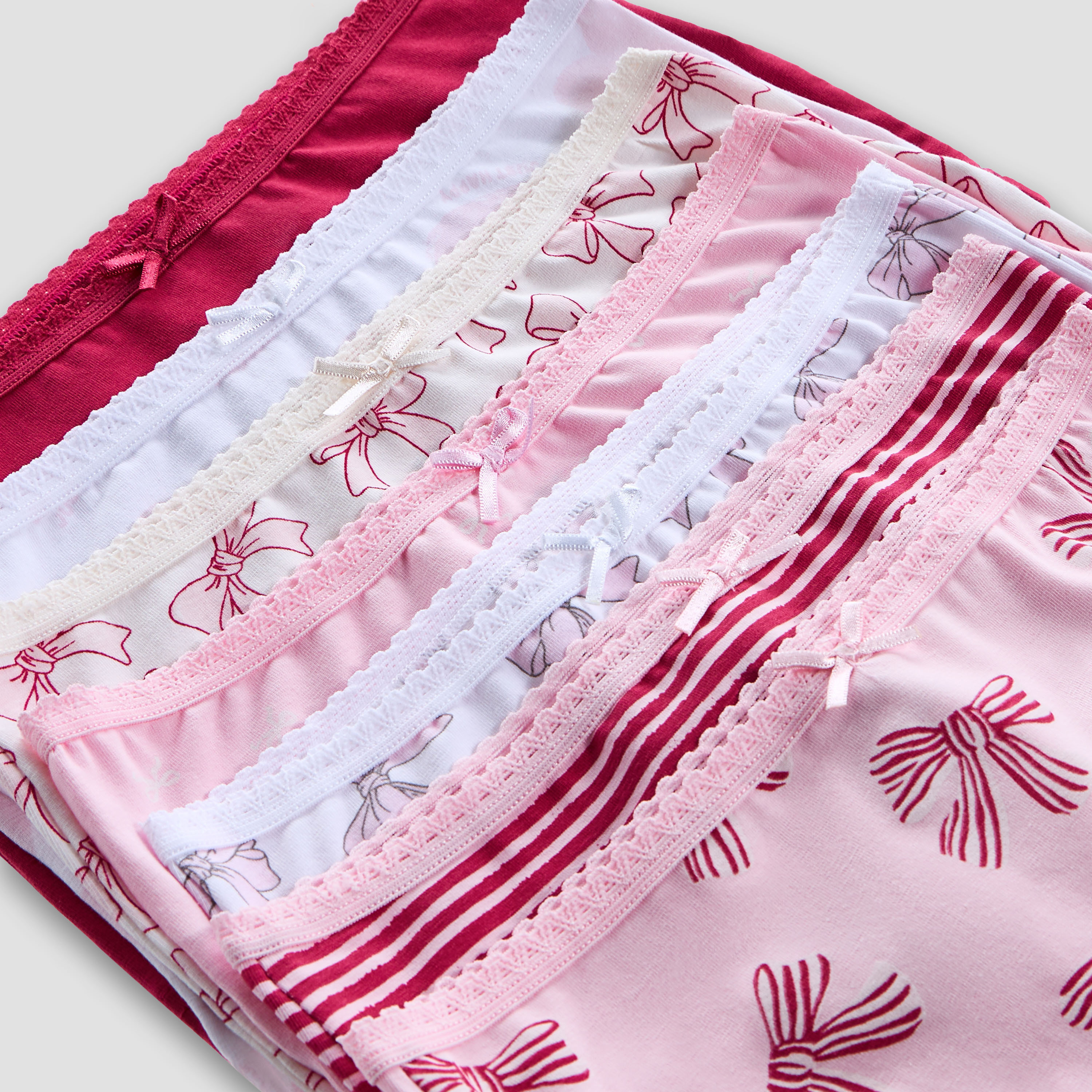 Juniors Printed Briefs with Elasticated Waistband - Set of 7-girls-clothing-innerwear-panties-image-9