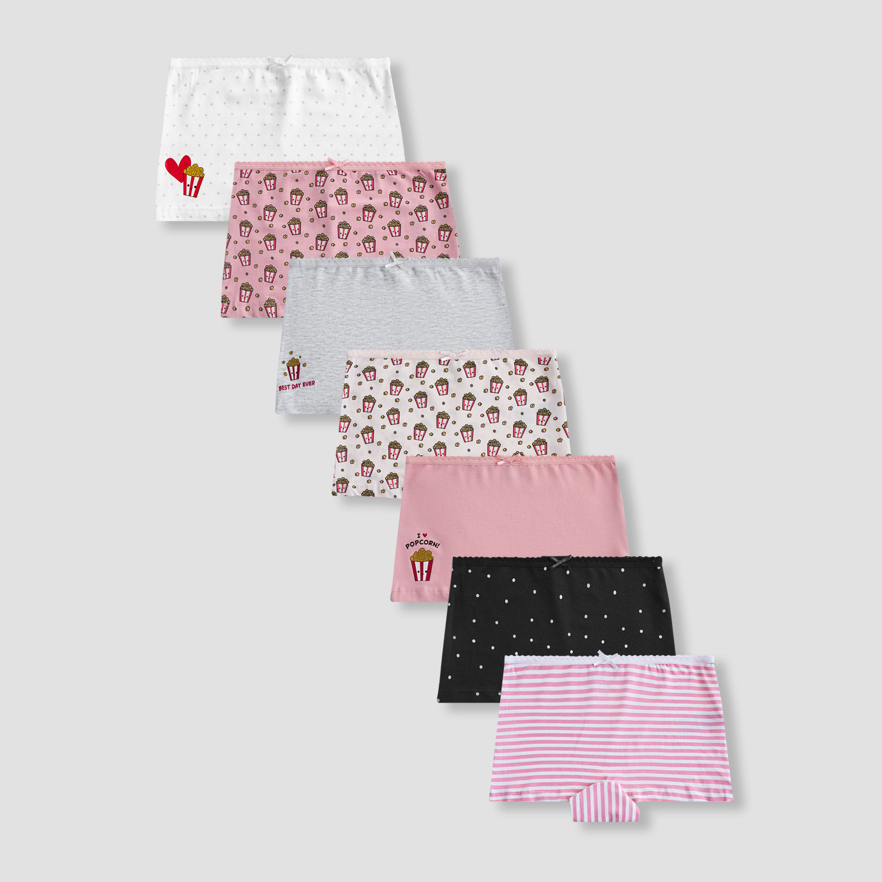Pack of 7 Juniors Cotton Briefs with Print-girls-clothing-innerwear-panties-image-1