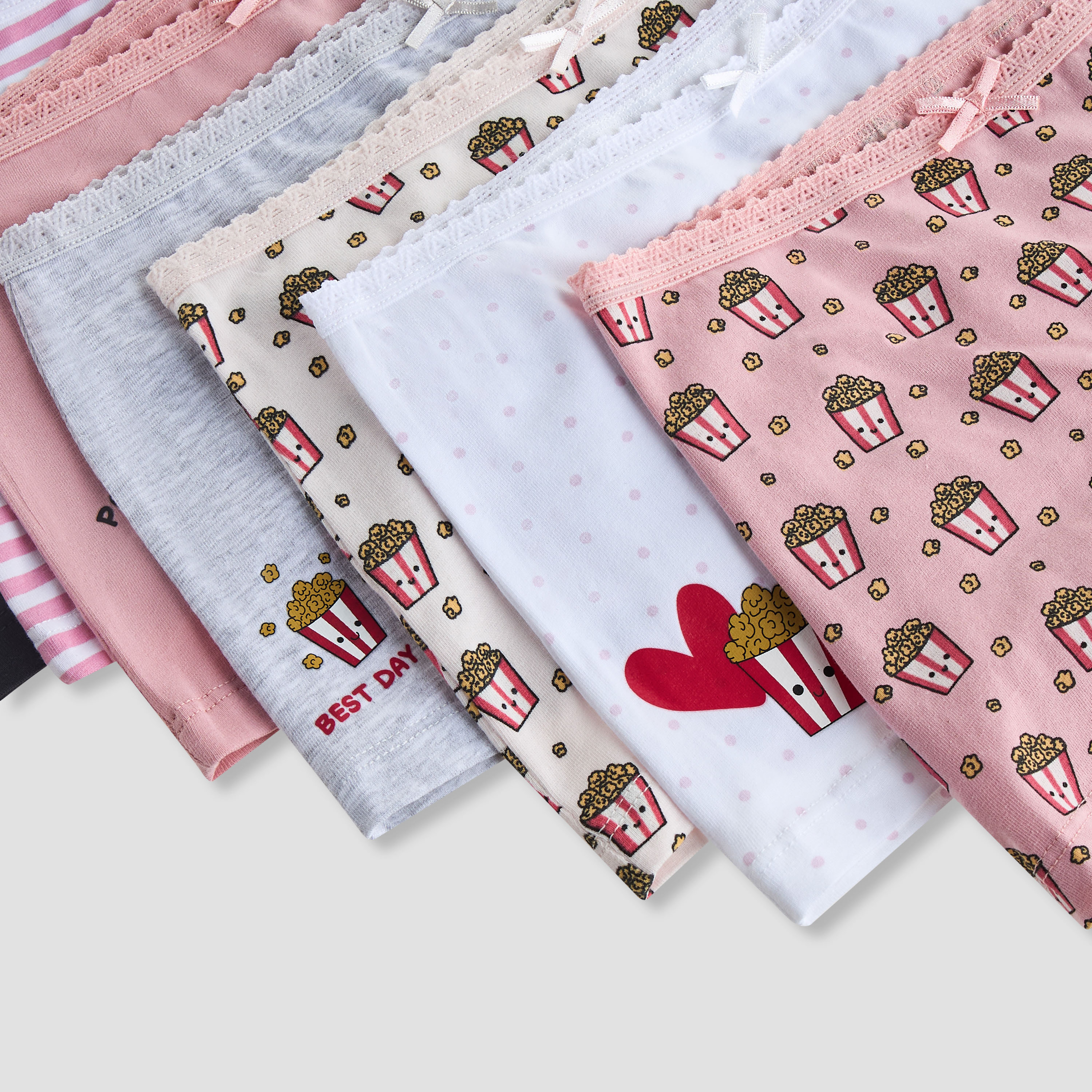 Pack of 7 Juniors Cotton Briefs with Print-girls-clothing-innerwear-panties-image-10