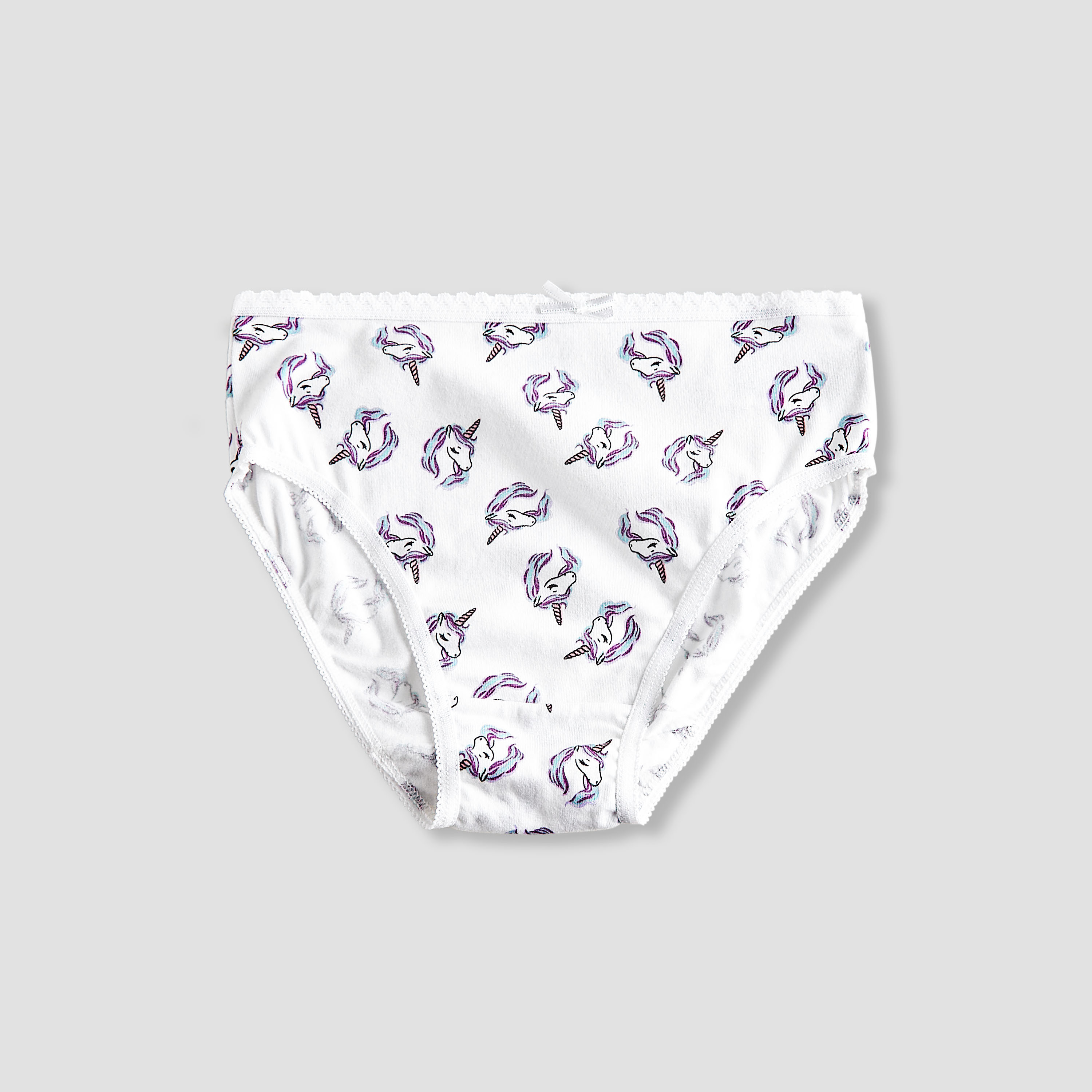 Pack of 5 Juniors Cotton Briefs with Unicorn Print-girls-clothing-innerwear-panties-image-6