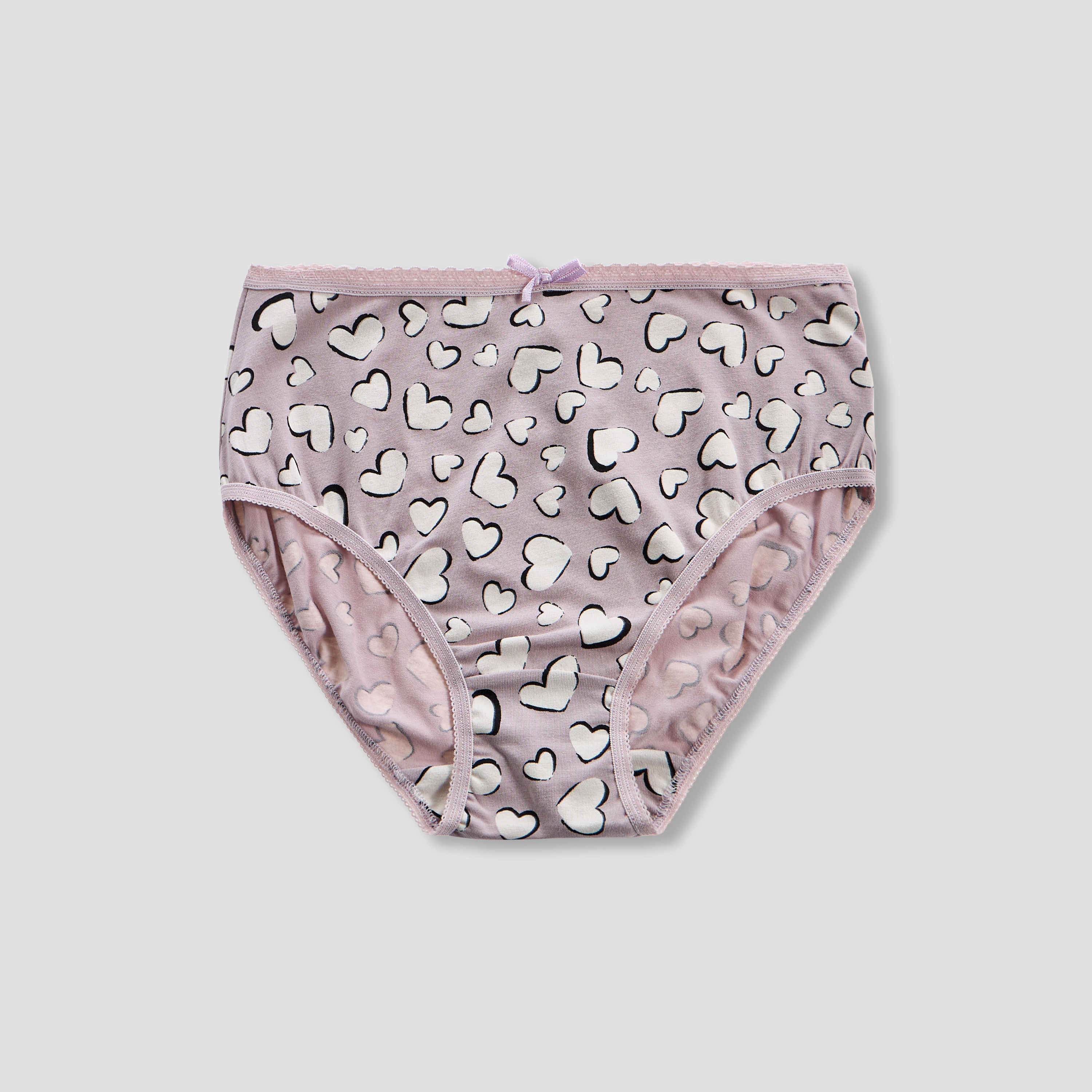 Juniors Printed Briefs with Elasticated Waistband - Set of 5-girls-clothing-innerwear-panties-image-5