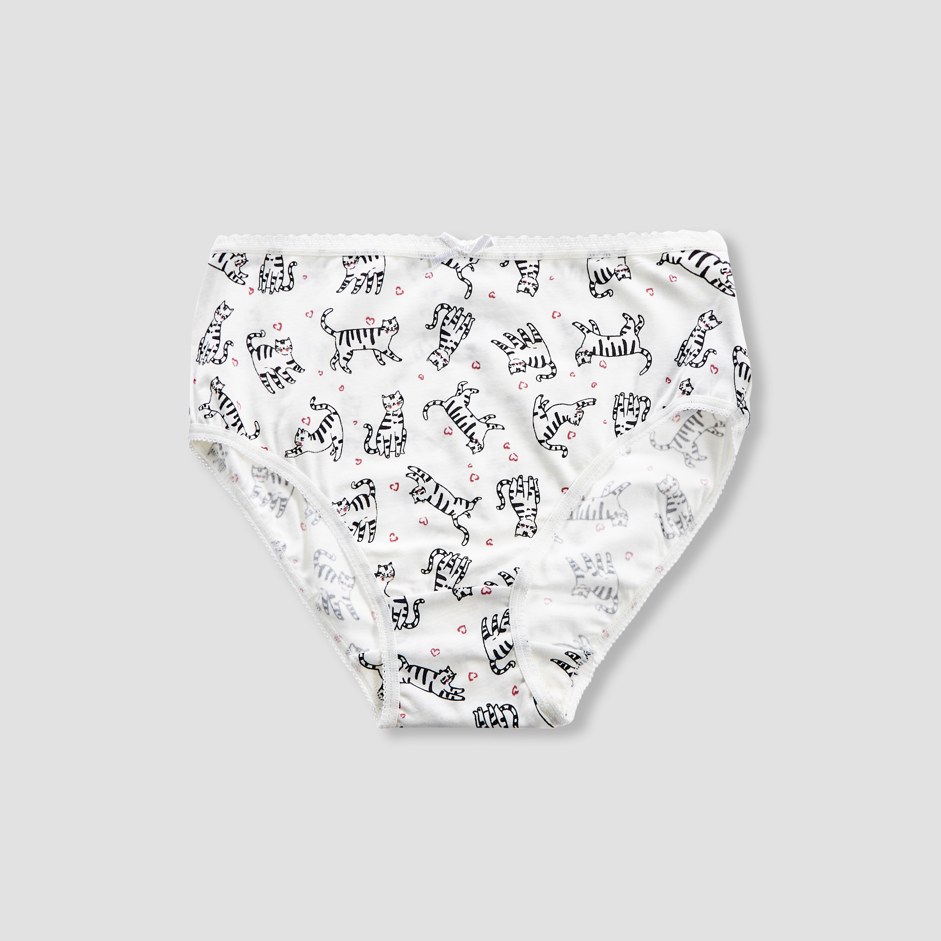 Juniors Printed Briefs with Elasticated Waistband - Set of 5-girls-clothing-innerwear-panties-image-6