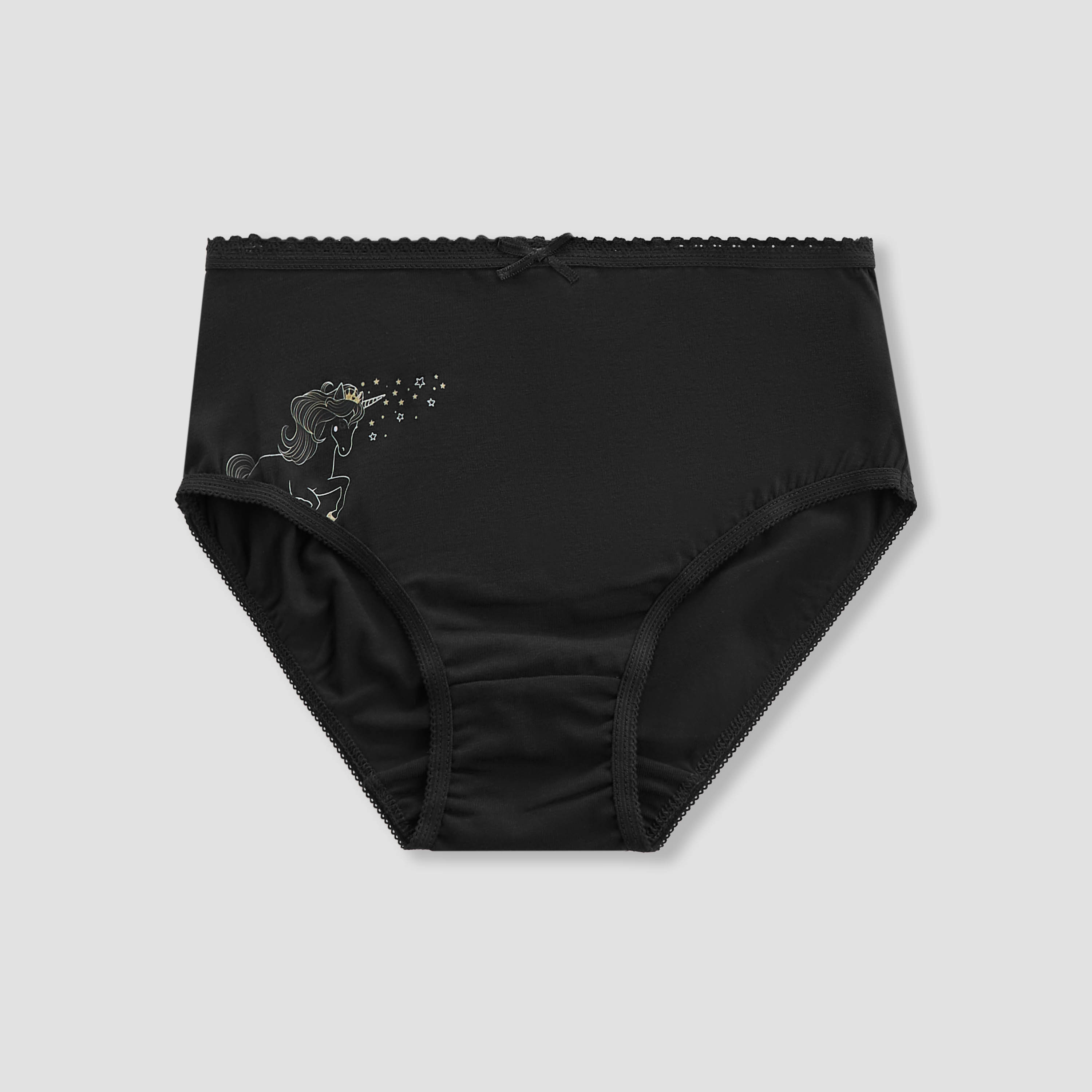 Pack of 5 Juniors Cotton Briefs with Assorted Print-girls-clothing-innerwear-panties-image-3