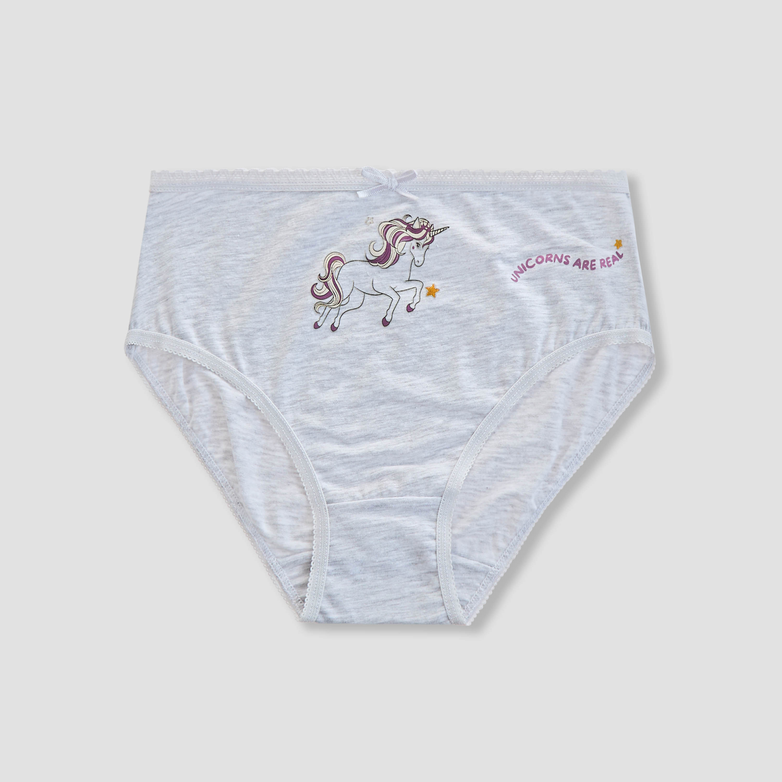 Pack of 5 Juniors Cotton Briefs with Assorted Print-girls-clothing-innerwear-panties-image-4